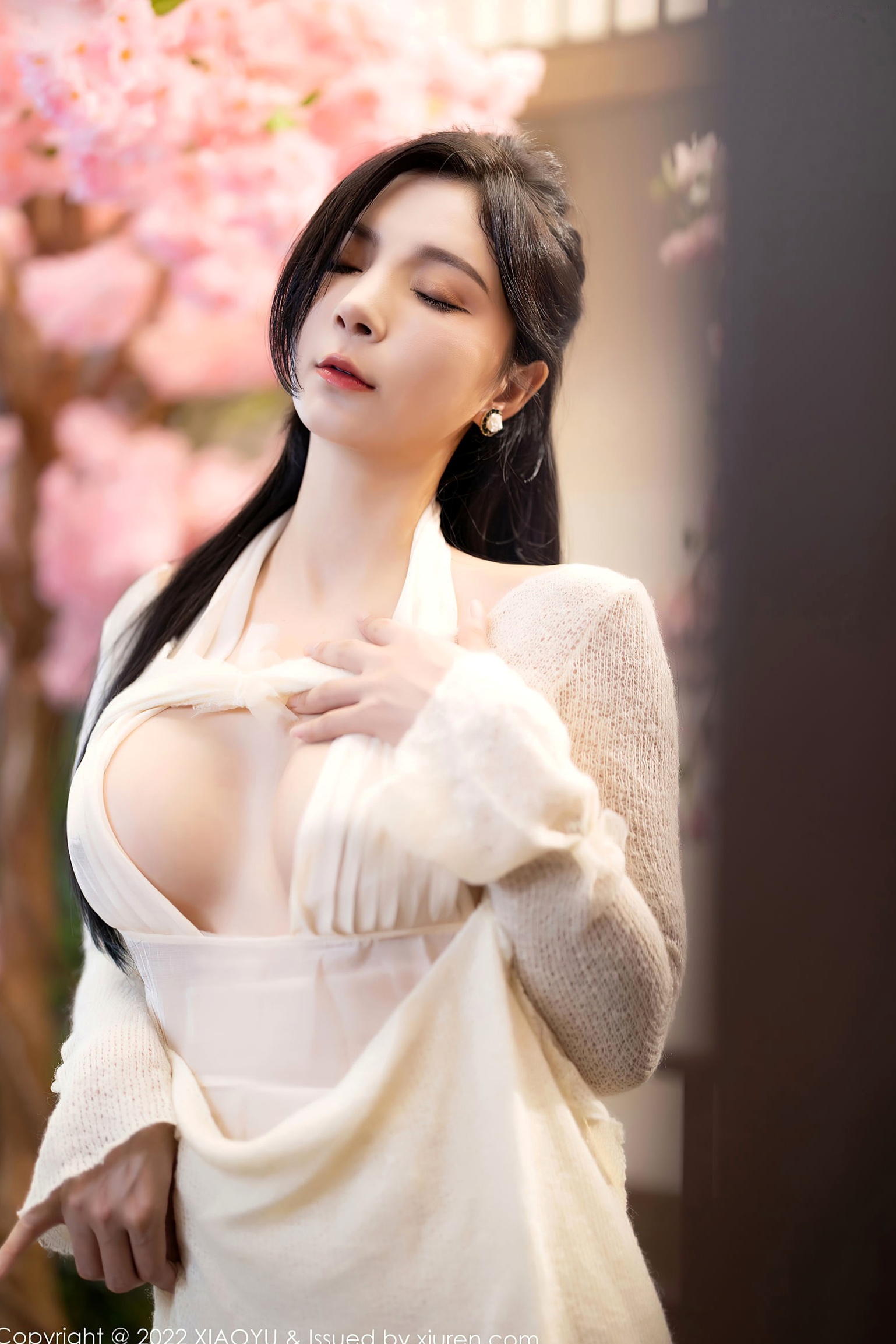 Gallery - XiaoYu语画界 - Painting World -869-小蛮妖Yummy-杭州日式唯美私房摄影-白色透视针织衫诱惑-2022.09.22性感诱惑私房照白嫩语画界 - Painting World  女神私房照_秀色女神 - image 25
