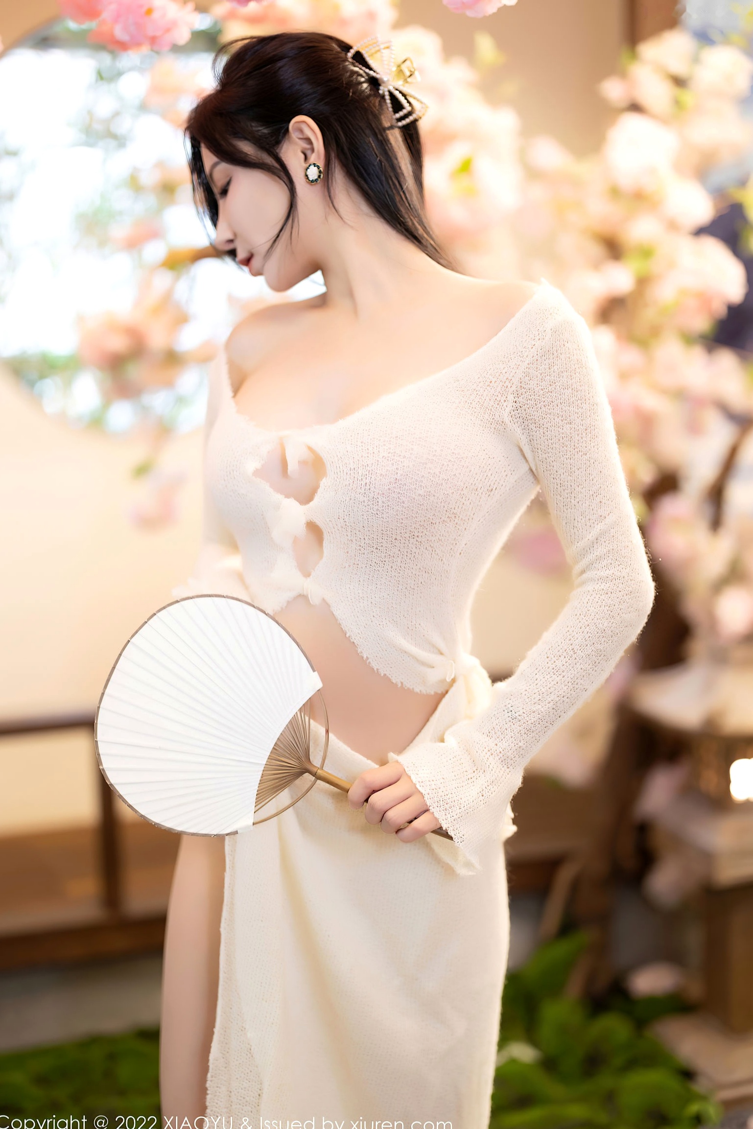 Gallery - XiaoYu语画界 - Painting World -869-小蛮妖Yummy-杭州日式唯美私房摄影-白色透视针织衫诱惑-2022.09.22性感诱惑私房照白嫩语画界 - Painting World  女神私房照_秀色女神 - image 35