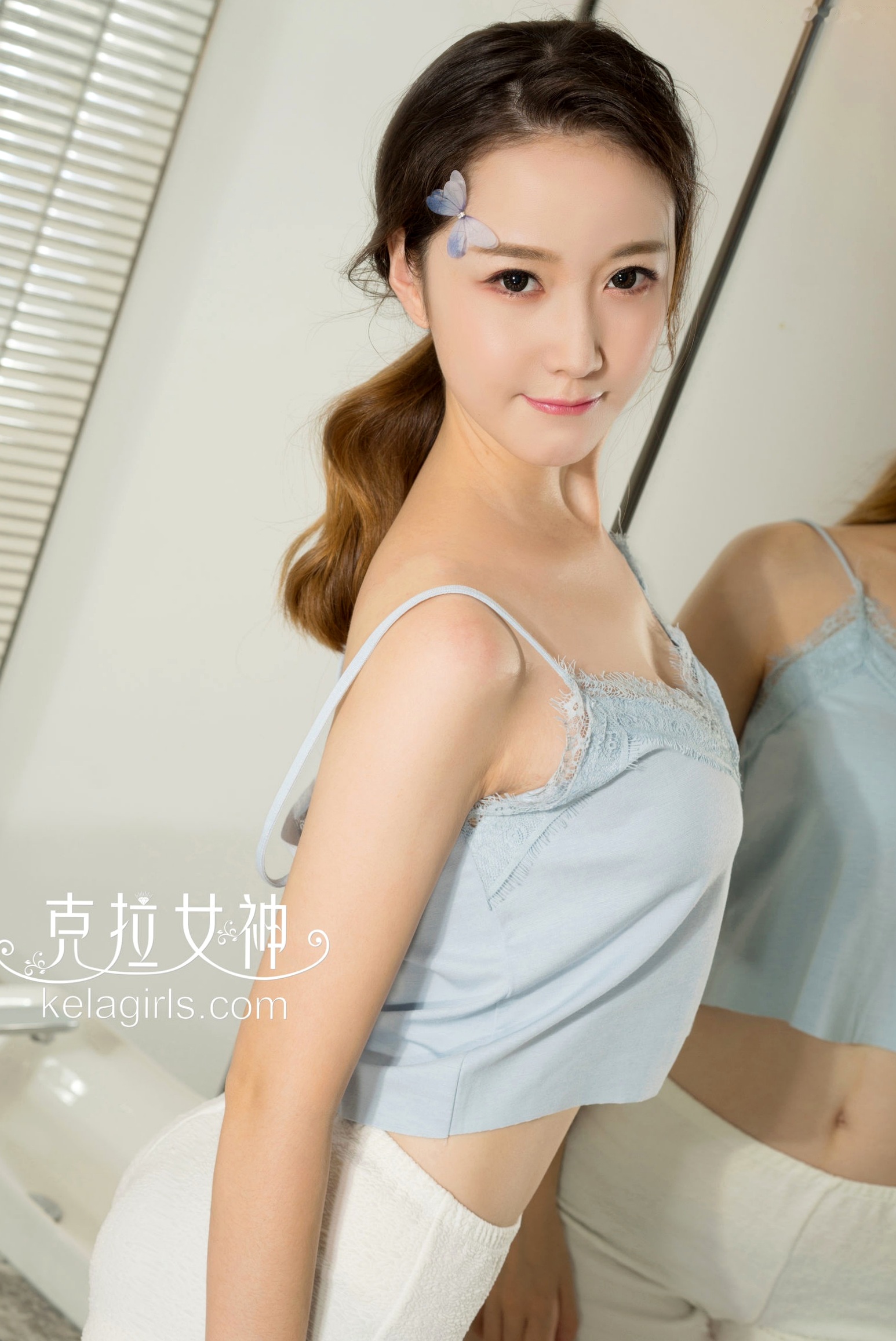 Gallery - KelaGirls克拉女神-2017.12.09-杨暖-《蝶恋花》绝美私房写真，清纯与性感并存的家居诱惑克拉女神清纯私房照性感诱惑 女神私房照_秀色女神 - image 16