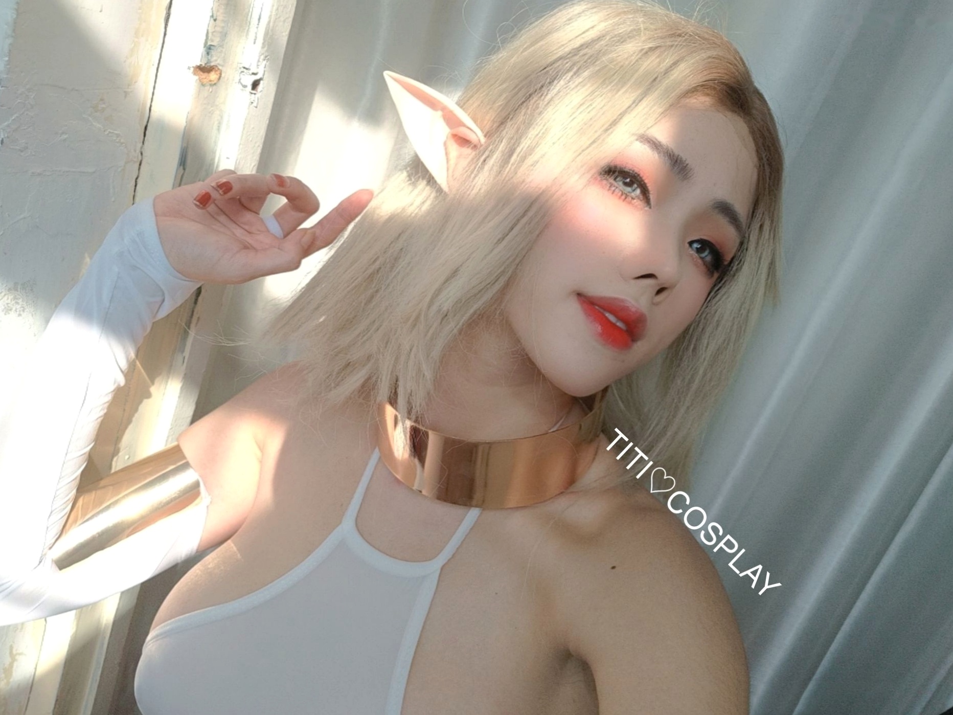 Gallery - 钛合金TiTi-精灵女神露脸：奇幻 Cosplay 森林花仙子主题，极致诱惑大尺度私房写真角色扮演大尺度私房照诱惑 女神私房照_秀色女神 - image 42
