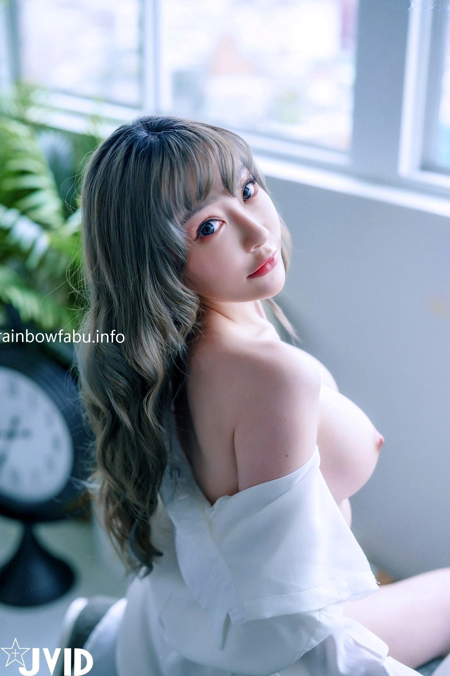 Gallery - JVID-璃奈酱《充气娃娃》No.618—纯欲风白色内衣私房照，性感诱惑视觉盛宴性感诱惑内衣私房照JVID 女神私房照_秀色女神 - image 132