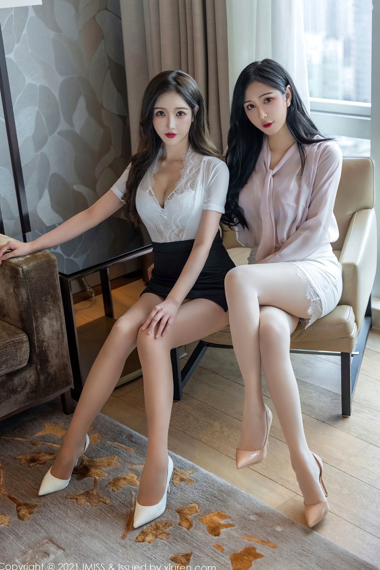 Gallery - IMiss爱蜜社 - Honey Club -625-Lavinia肉肉-LindaLinda-超美双人组合职场制服与诱惑内衣私房写真爱蜜社 - Honey Club 性感内衣私房照制服 女神私房照_秀色女神 - image 4