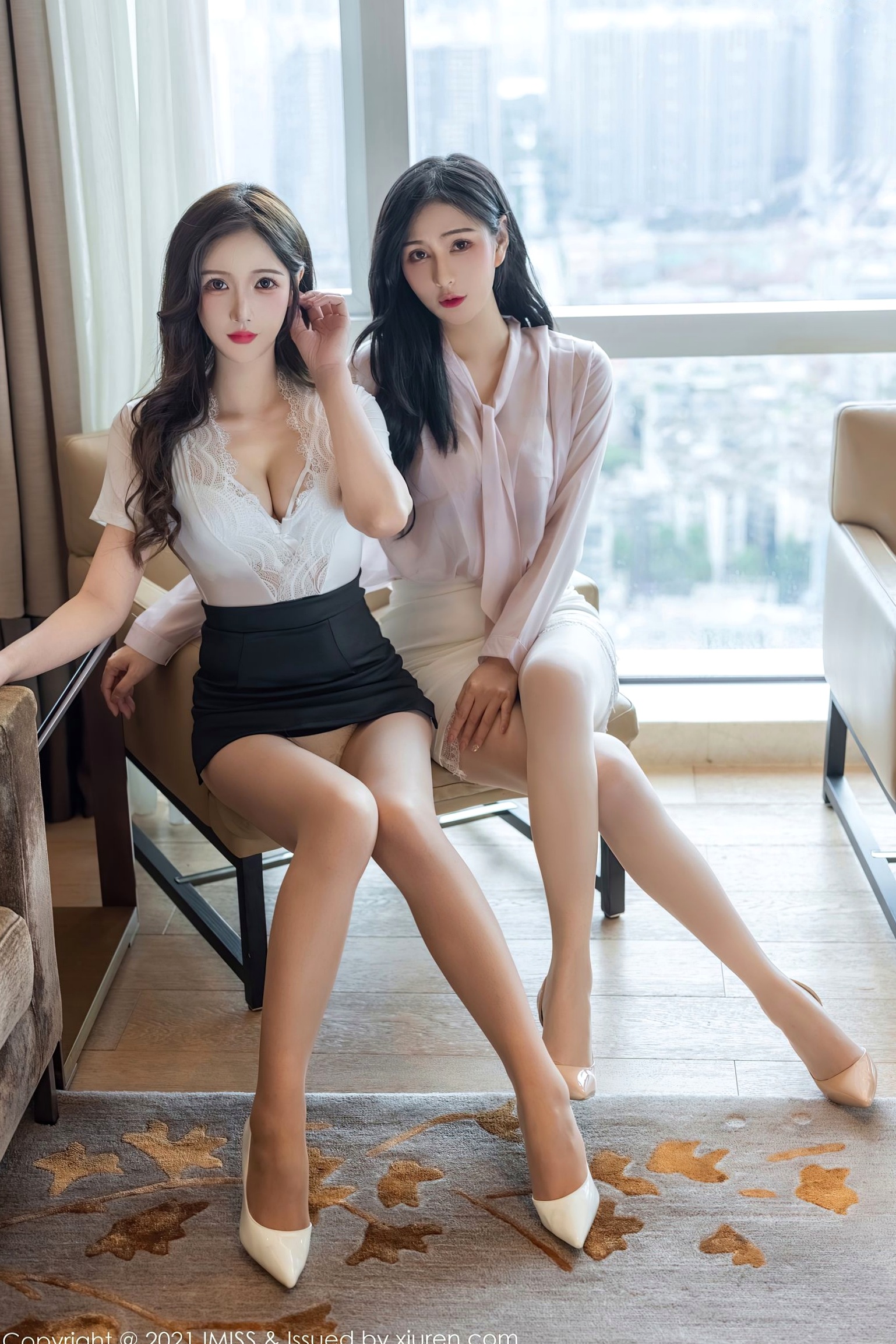 Gallery - IMiss爱蜜社 - Honey Club -625-Lavinia肉肉-LindaLinda-超美双人组合职场制服与诱惑内衣私房写真爱蜜社 - Honey Club 性感内衣私房照制服 女神私房照_秀色女神 - image 5