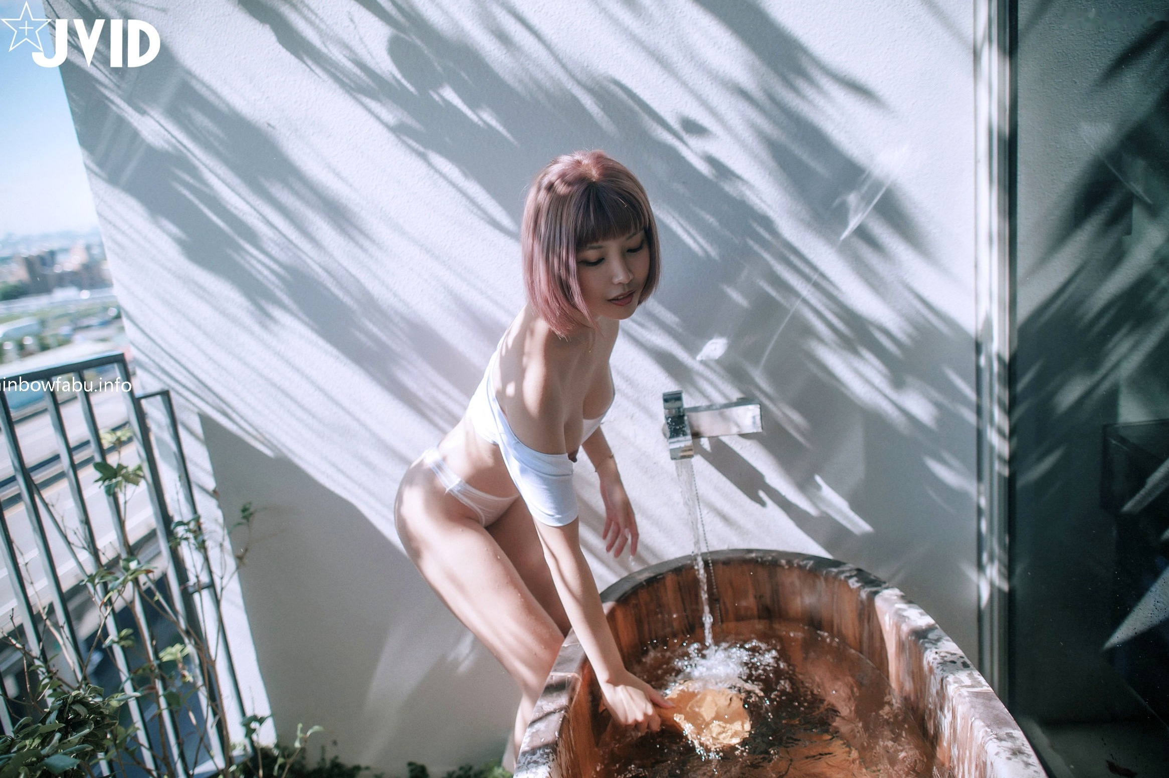 Gallery - JVID-果寶寶-未曾谋面的网恋小女友：短发私房写真，网眼诱惑、大尺度自然光影，极品纯欲诱惑JVID私房照诱惑大尺度性感 女神私房照_秀色女神 - image 62
