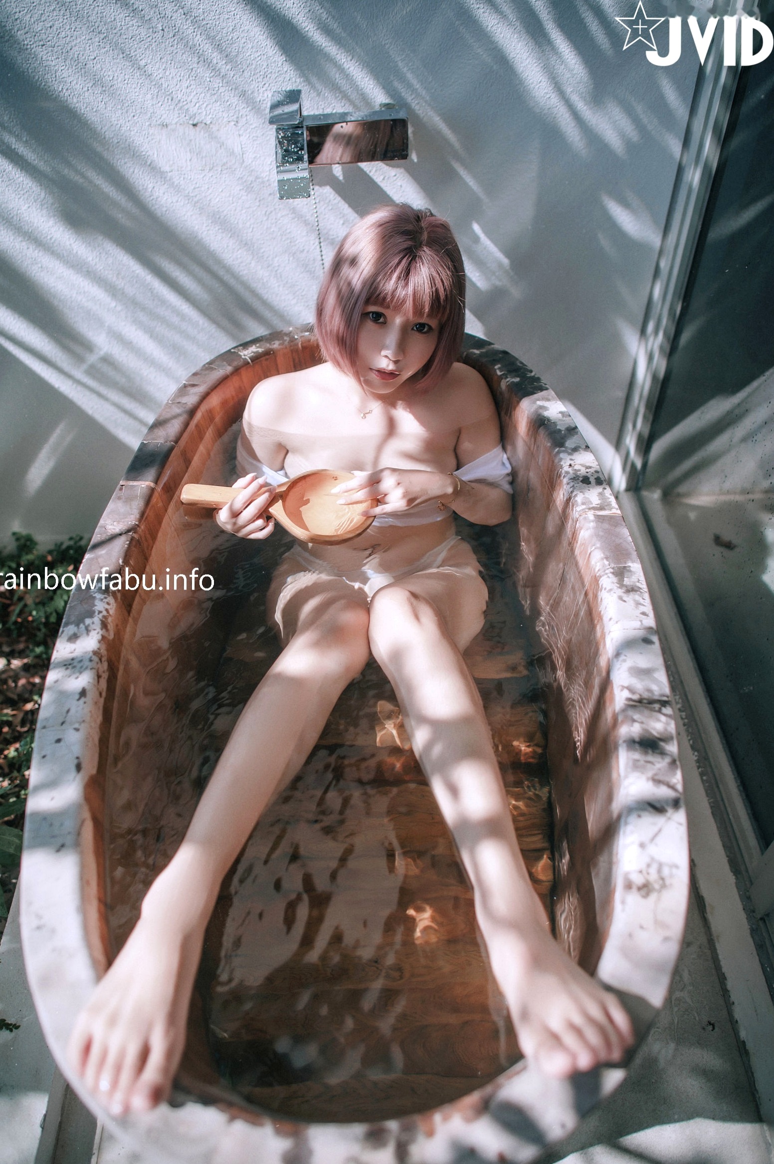 Gallery - JVID-果寶寶-未曾谋面的网恋小女友：短发私房写真，网眼诱惑、大尺度自然光影，极品纯欲诱惑JVID私房照诱惑大尺度性感 女神私房照_秀色女神 - image 70