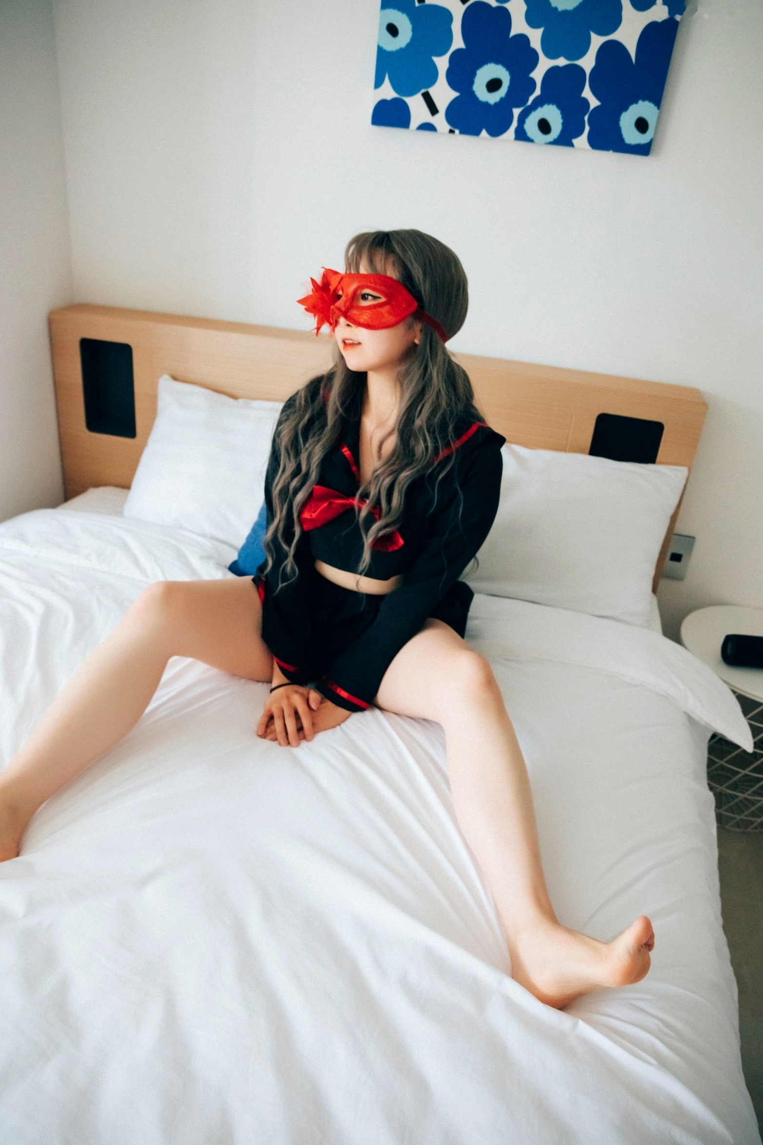 Gallery - 韩国美女Kissme-Jinjoo私房写真，神秘面具下的绝美诱惑，极致大尺度蕾丝边互动，居家性感制服风格，无圣光真实记录韩国大尺度性感诱惑私房照 女神私房照_秀色女神 - image 18