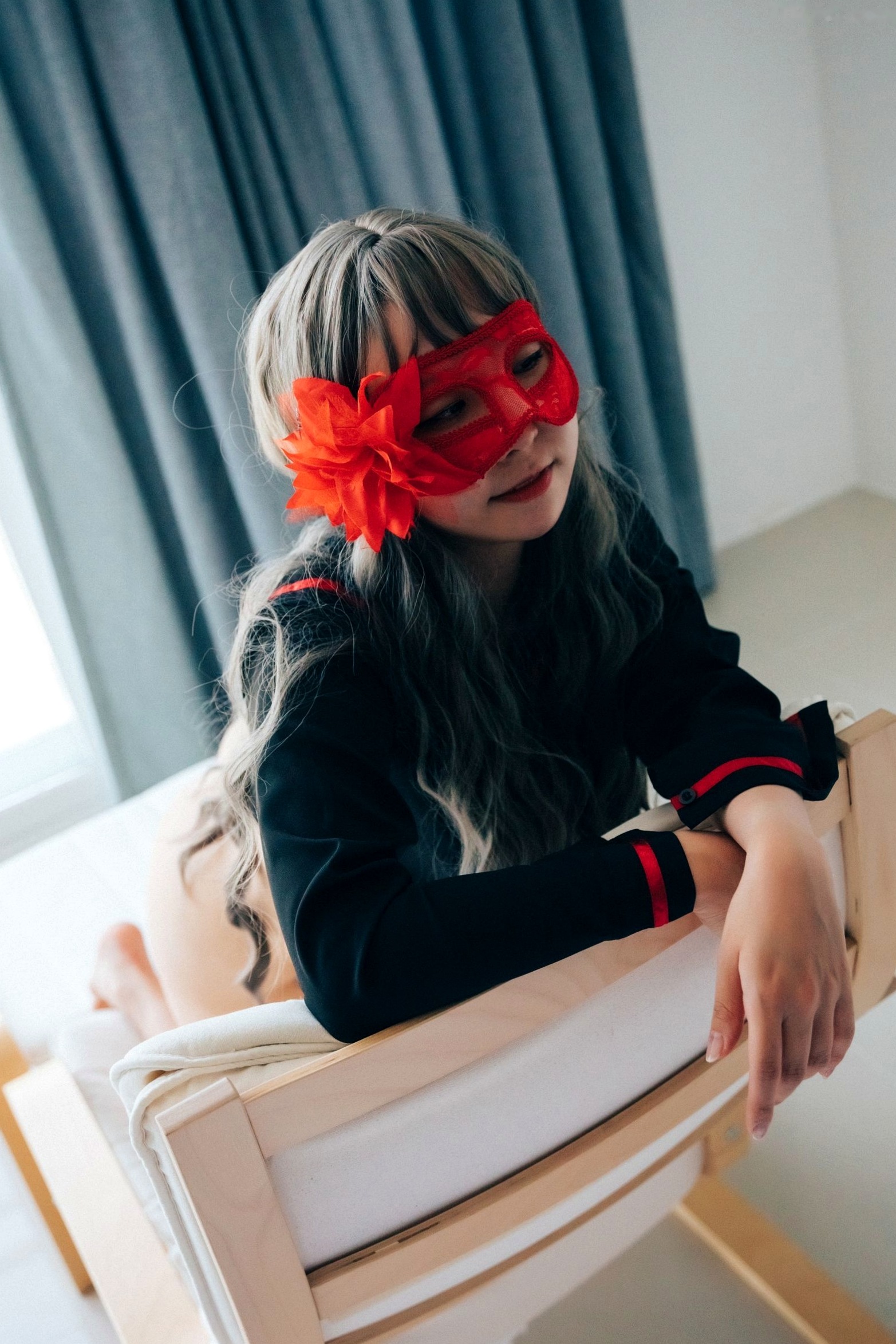 Gallery - 韩国美女Kissme-Jinjoo私房写真，神秘面具下的绝美诱惑，极致大尺度蕾丝边互动，居家性感制服风格，无圣光真实记录韩国大尺度性感诱惑私房照 女神私房照_秀色女神 - image 33