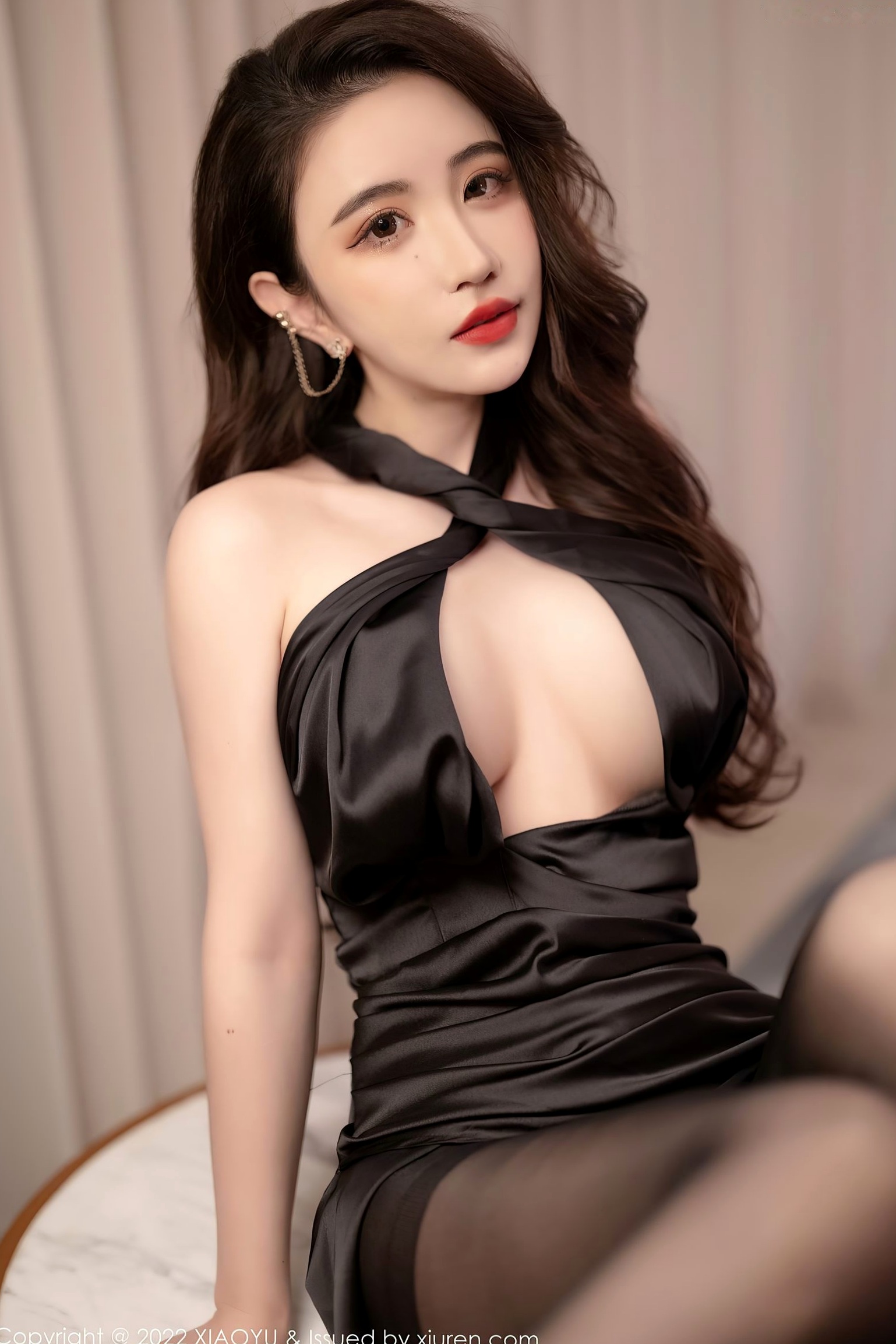 Gallery - XiaoYu语画界 - Painting World -756-樱桃酱-惠州旅拍极品御姐私房照-性感大尺度黑长裙黑丝诱惑语画界 - Painting World 性感诱惑私房照大尺度黑丝 女神私房照_秀色女神 - image 15