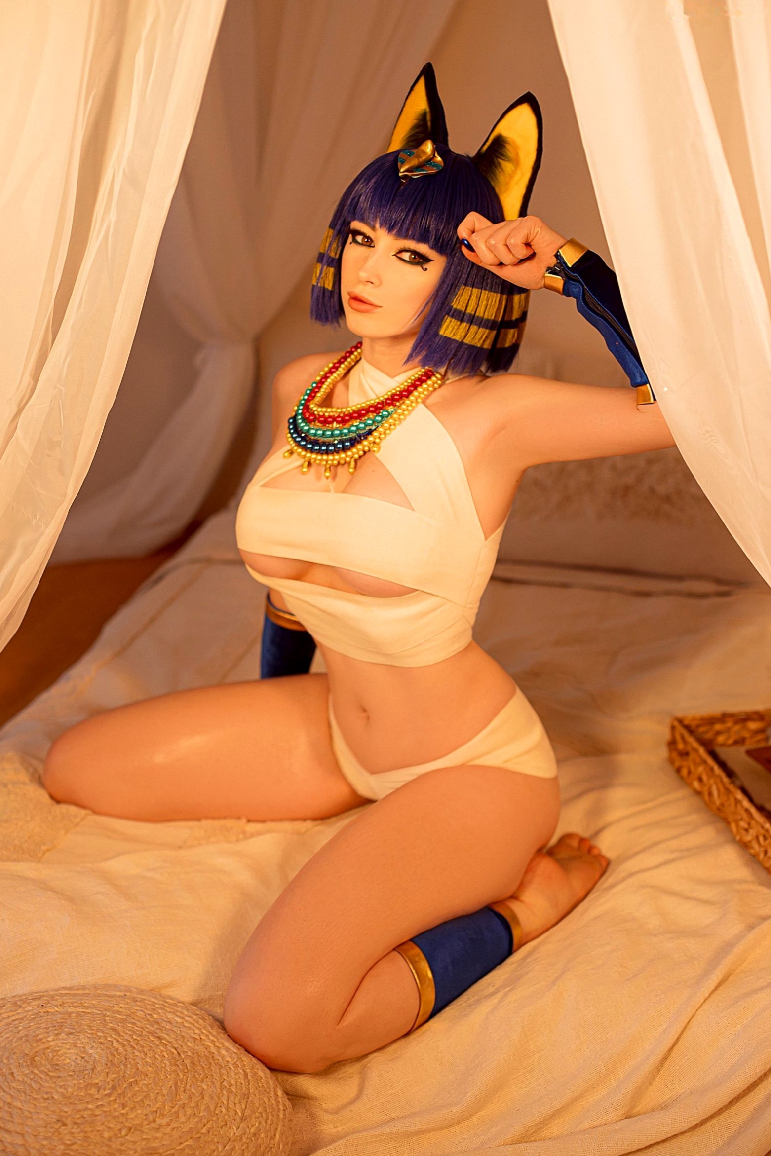 Gallery - Lady-Melamori埃及艳后猫Ankha角色扮演，极致诱惑性感私房大尺度写真分享角色扮演性感诱惑私房照大尺度 女神私房照_秀色女神 - image 3