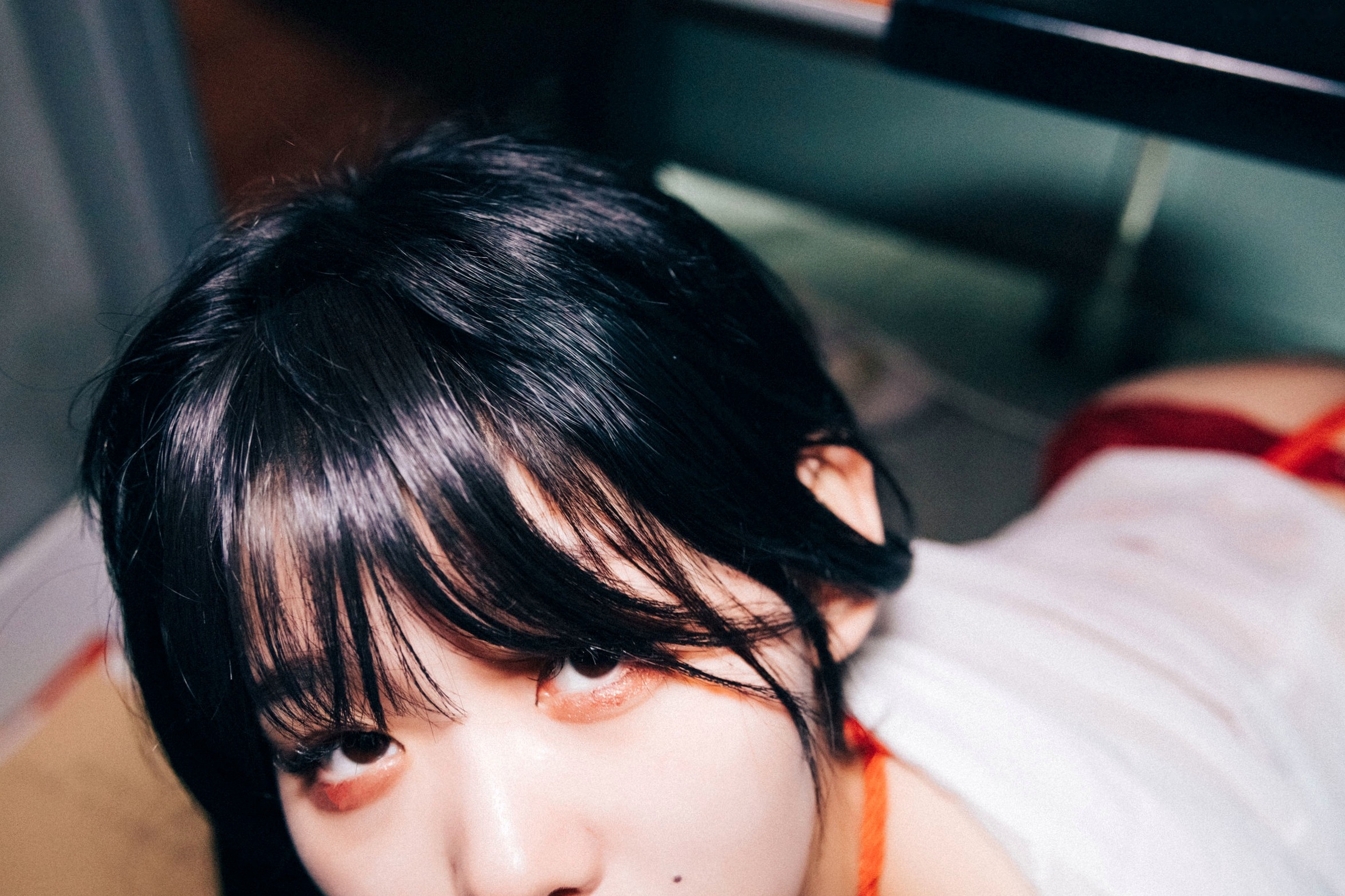 Gallery - 韩国美女琪雅Zia绳缚卷：红色蕾丝内衣搭配黑丝私房写真，极致火辣身材诱惑大尺度艺术摄影韩国性感诱惑私房照大尺度 女神私房照_秀色女神 - image 10