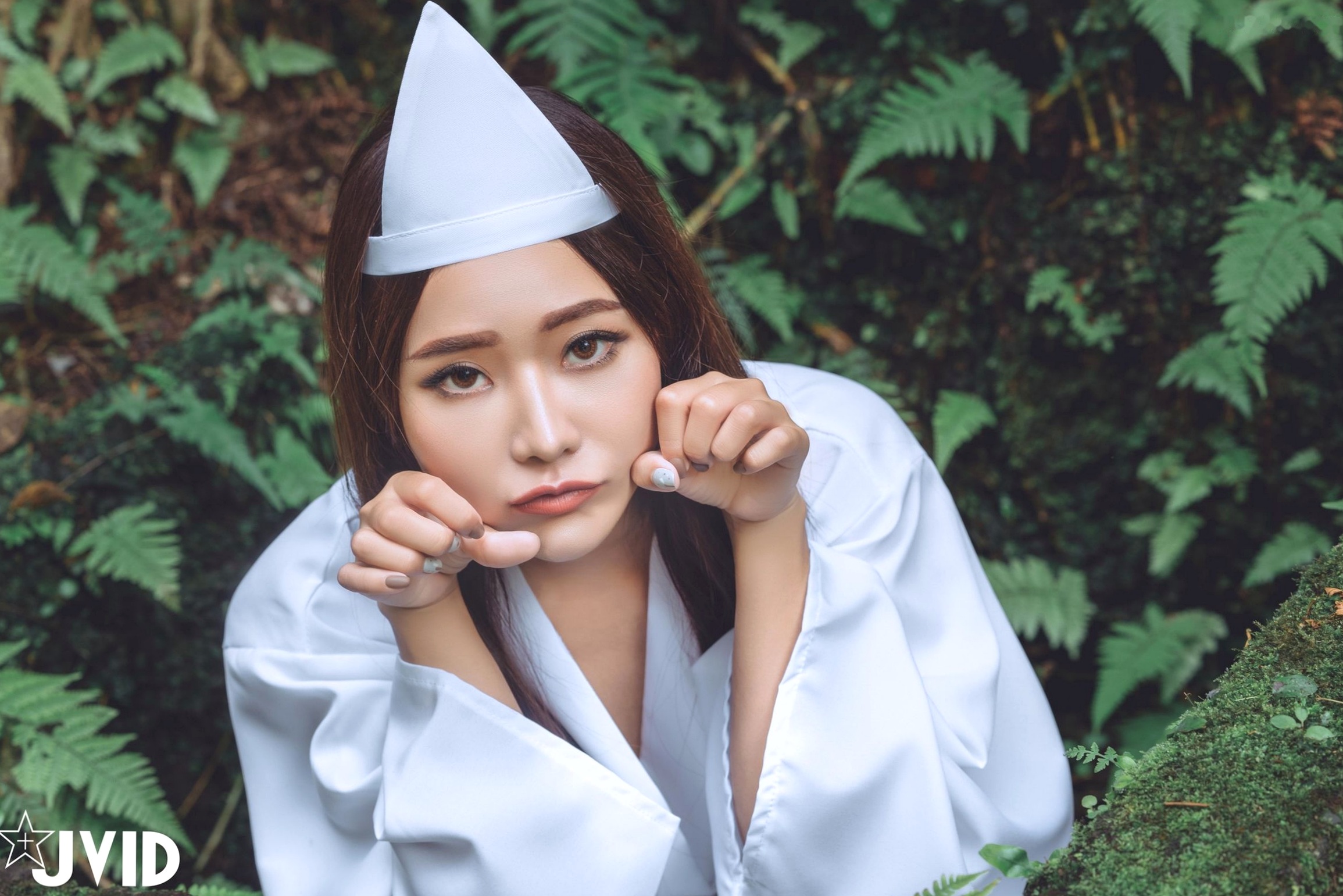 Gallery - JVID-乐乐-痴女幽灵鬼姬杯，绝美和风诡异服饰，冷艳性感私房写真大尺度呈现JVID性感诱惑私房照角色扮演 女神私房照_秀色女神 - image 23