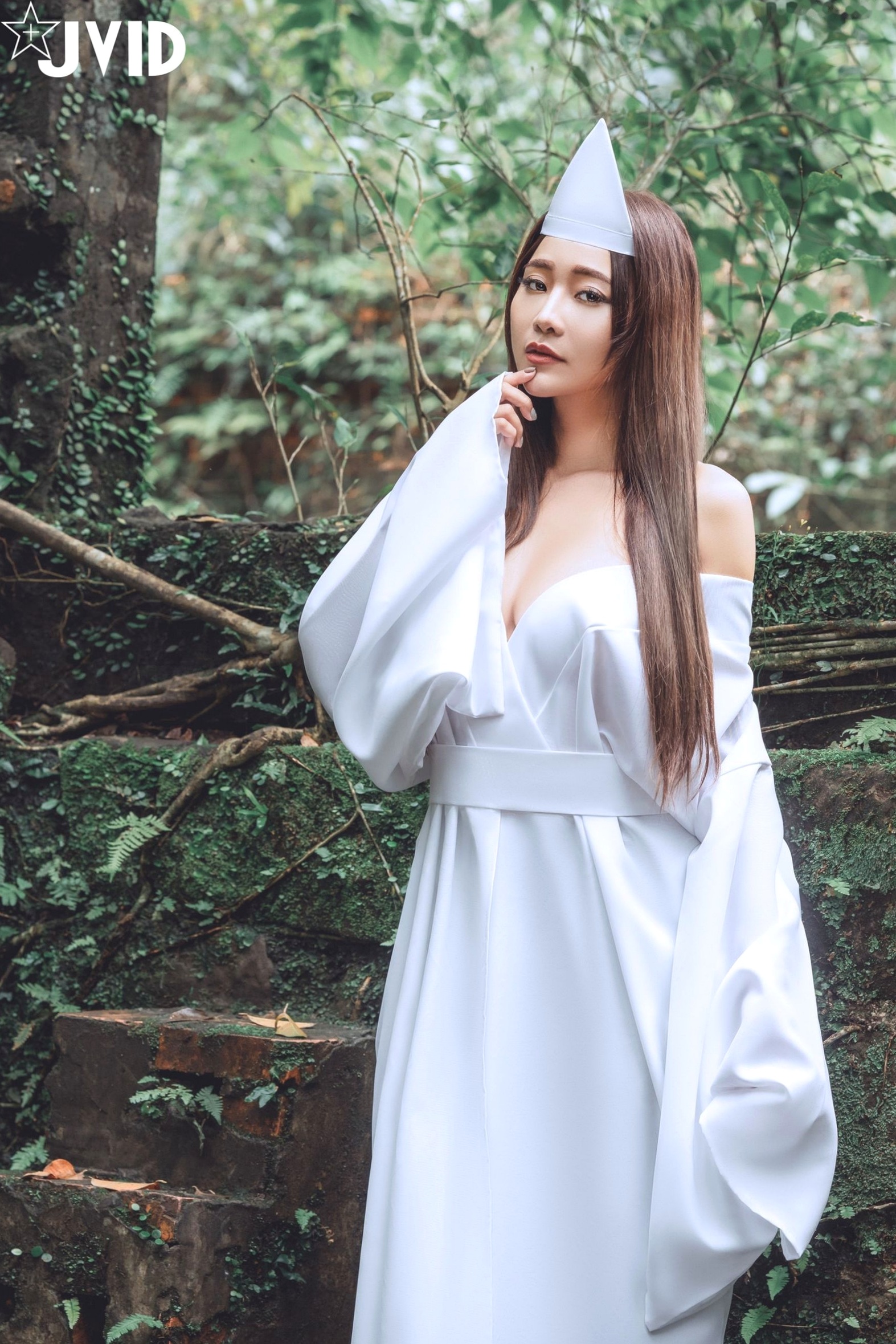 Gallery - JVID-乐乐-痴女幽灵鬼姬杯，绝美和风诡异服饰，冷艳性感私房写真大尺度呈现JVID性感诱惑私房照角色扮演 女神私房照_秀色女神 - image 29