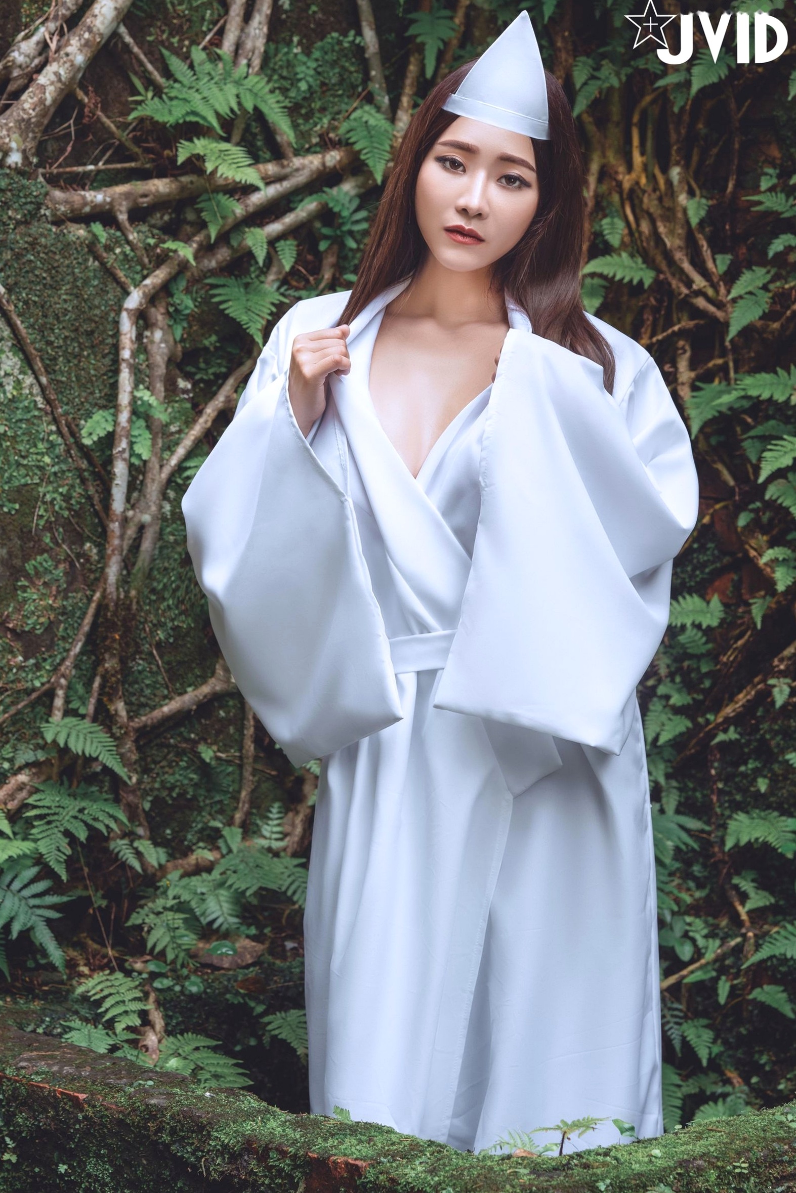 Gallery - JVID-乐乐-痴女幽灵鬼姬杯，绝美和风诡异服饰，冷艳性感私房写真大尺度呈现JVID性感诱惑私房照角色扮演 女神私房照_秀色女神 - image 31