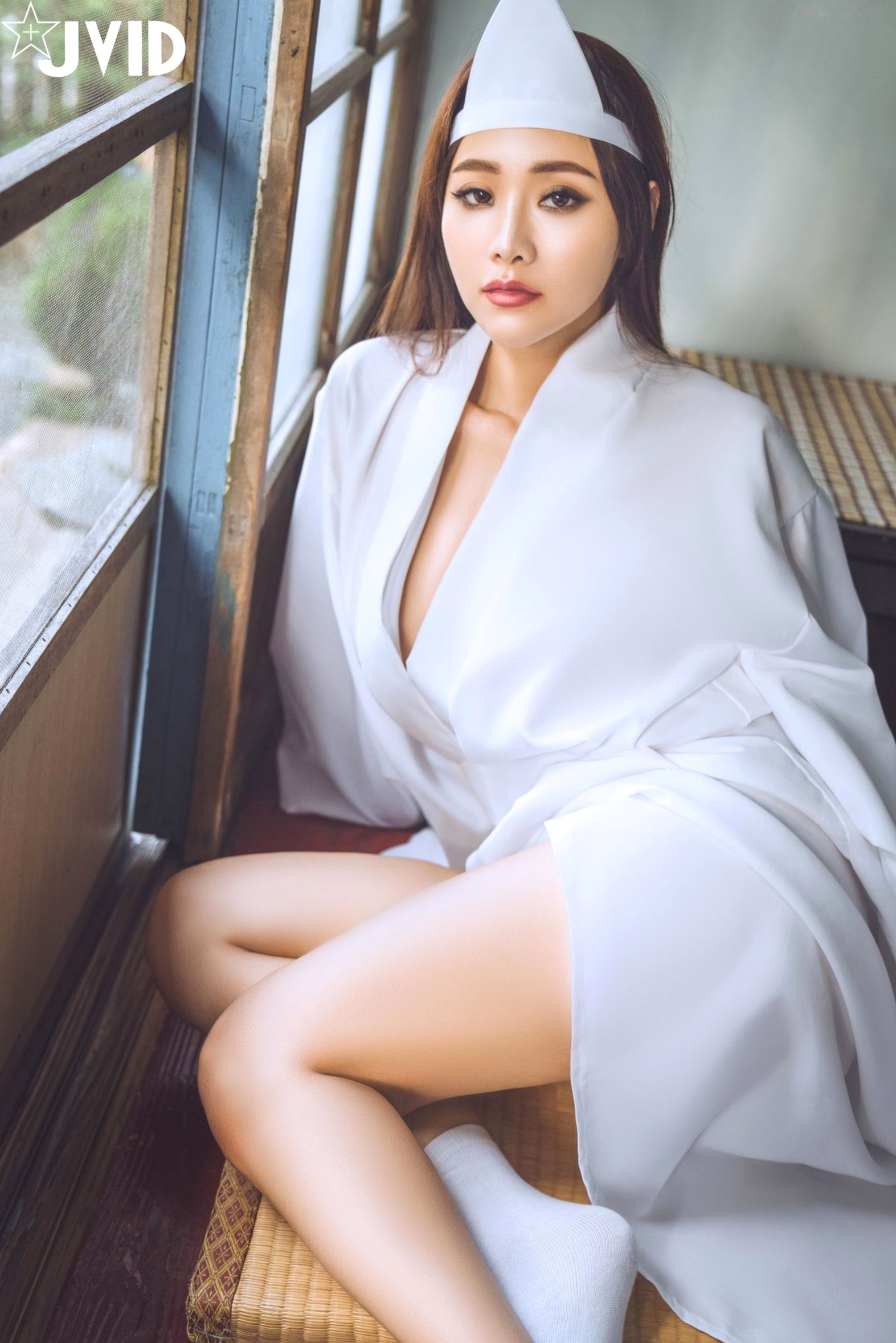 Gallery - JVID-乐乐-痴女幽灵鬼姬杯，绝美和风诡异服饰，冷艳性感私房写真大尺度呈现JVID性感诱惑私房照角色扮演 女神私房照_秀色女神 - image 91