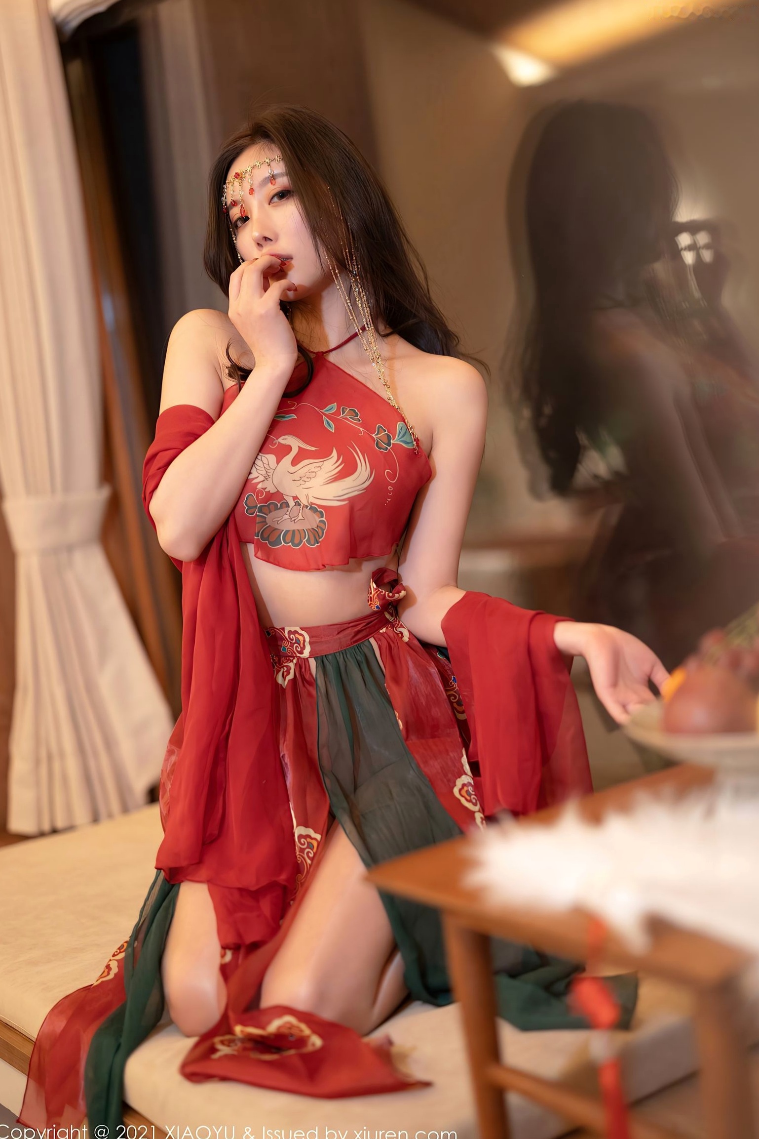 Gallery - XiaoYu语画界 - Painting World -杨晨晨Sugar-丽江心愿旅拍红色古装肚兜-典雅古典韵味-酒店私房摄影语画界 - Painting World 私房照肚兜性感气质 女神私房照_秀色女神 - image 23