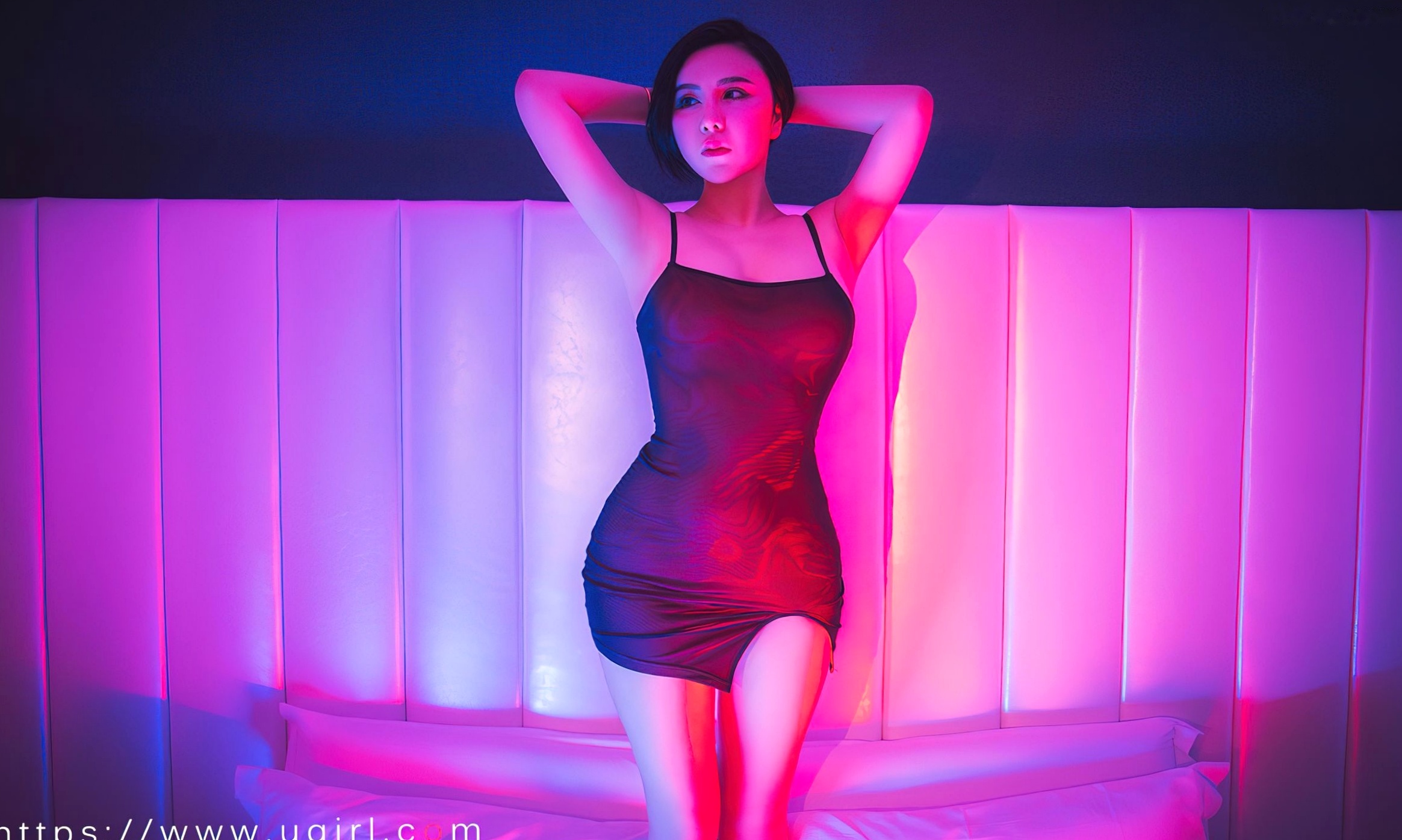 Gallery - UGirlsApp尤果圈 - Chiness Model 爱尤物 - Love Beauty -2499-伊诺-《霓虹甜心》爱尤物 - Love Beauty  女神私房照_秀色女神 - image 14