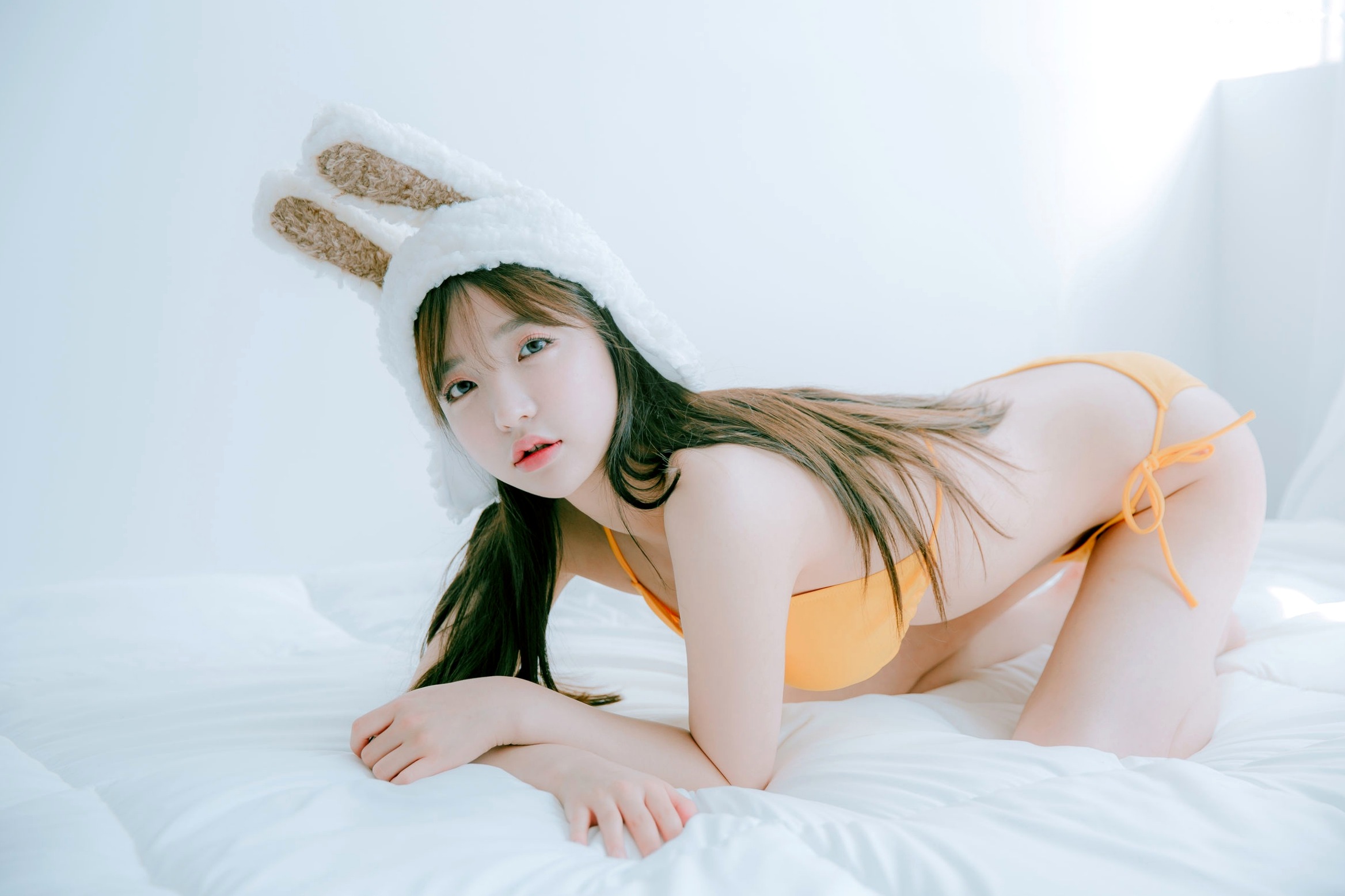 Gallery - 韩国尤物孙乐乐Son Ye Eun兔耳比基尼写真，清新甜美与性感诱惑的完美碰撞韩国性感诱惑清新比基尼 女神私房照_秀色女神 - image 19
