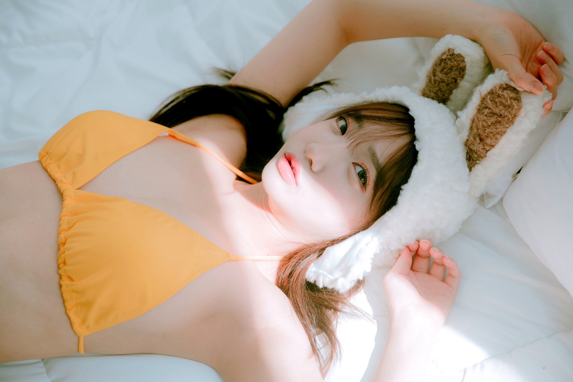Gallery - 韩国尤物孙乐乐Son Ye Eun兔耳比基尼写真，清新甜美与性感诱惑的完美碰撞韩国性感诱惑清新比基尼 女神私房照_秀色女神 - image 22