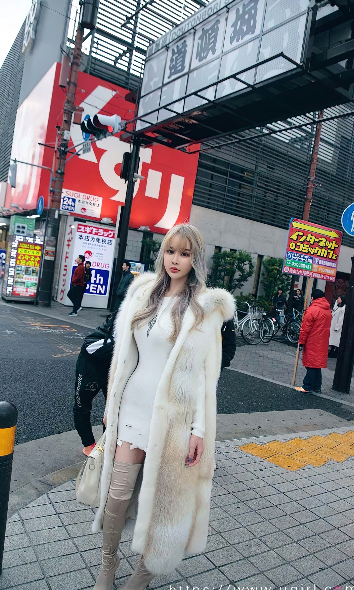 Gallery - UGirlsApp尤果圈 - Chiness Model 爱尤物 - Love Beauty -2471-青树-《东京恋曲》-日本东京时尚街拍，修身白裙尽显高级冷艳气质爱尤物 - Love Beauty 日本街拍气质性感冷艳 女神私房照_秀色女神 - image 12