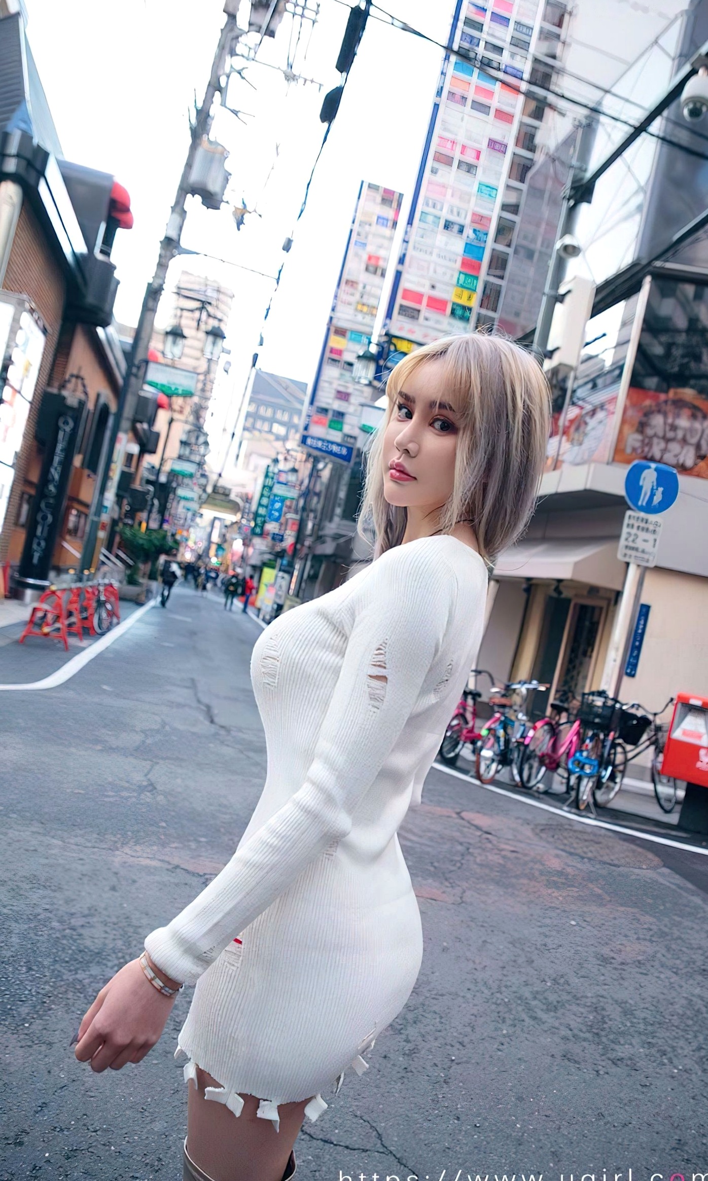 Gallery - UGirlsApp尤果圈 - Chiness Model 爱尤物 - Love Beauty -2471-青树-《东京恋曲》-日本东京时尚街拍，修身白裙尽显高级冷艳气质爱尤物 - Love Beauty 日本街拍气质性感冷艳 女神私房照_秀色女神 - image 22