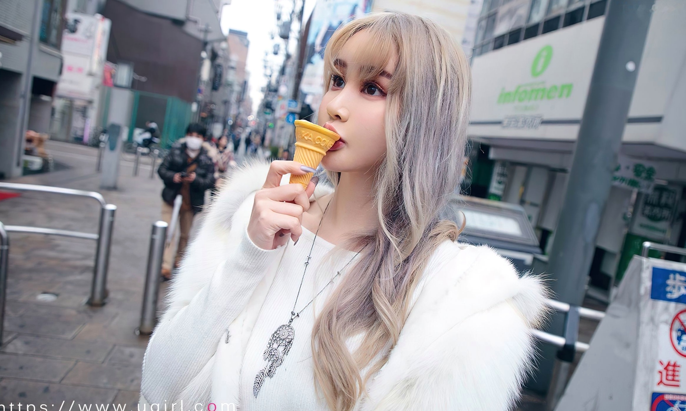 Gallery - UGirlsApp尤果圈 - Chiness Model 爱尤物 - Love Beauty -2471-青树-《东京恋曲》-日本东京时尚街拍，修身白裙尽显高级冷艳气质爱尤物 - Love Beauty 日本街拍气质性感冷艳 女神私房照_秀色女神 - image 23