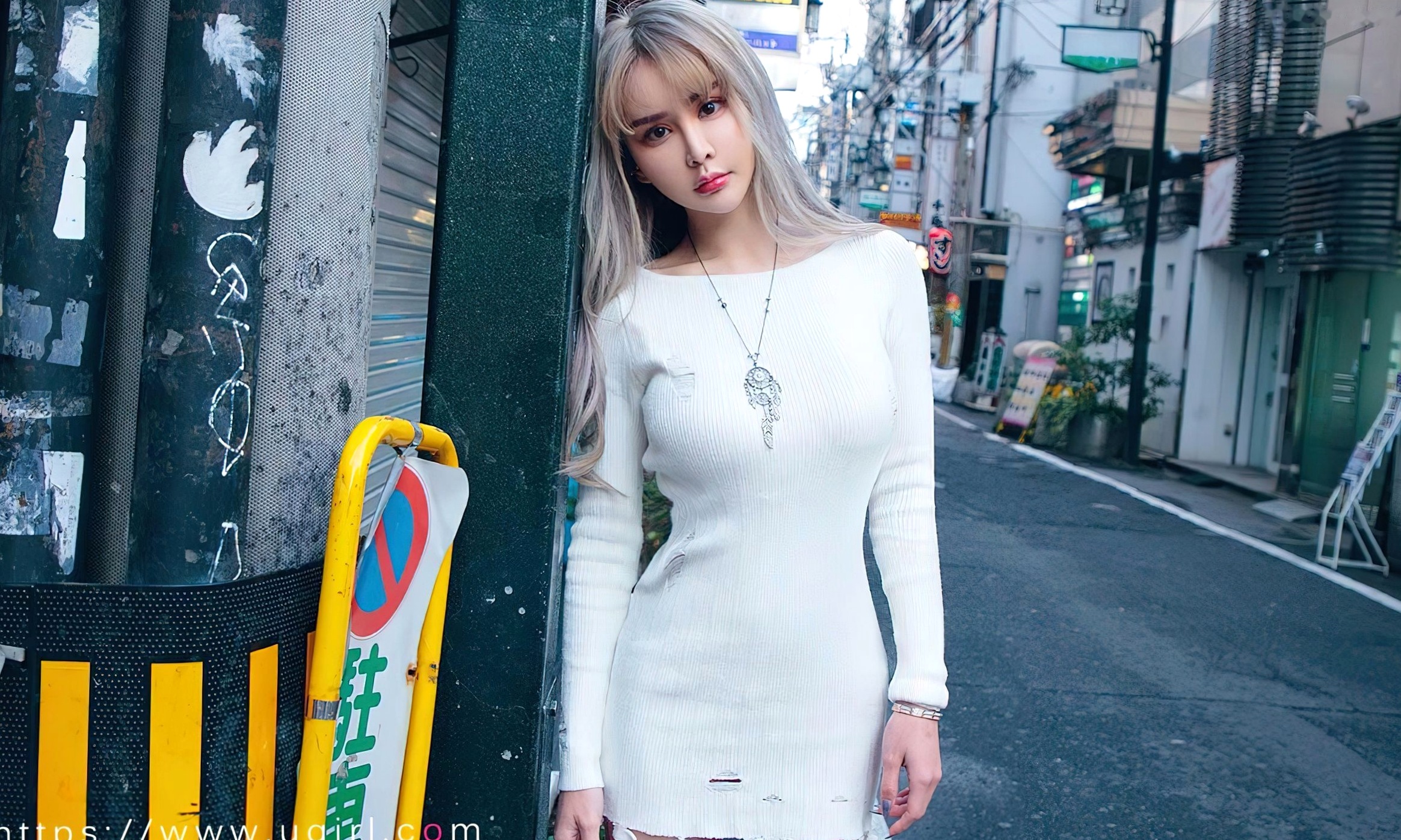 Gallery - UGirlsApp尤果圈 - Chiness Model 爱尤物 - Love Beauty -2471-青树-《东京恋曲》-日本东京时尚街拍，修身白裙尽显高级冷艳气质爱尤物 - Love Beauty 日本街拍气质性感冷艳 女神私房照_秀色女神 - image 29