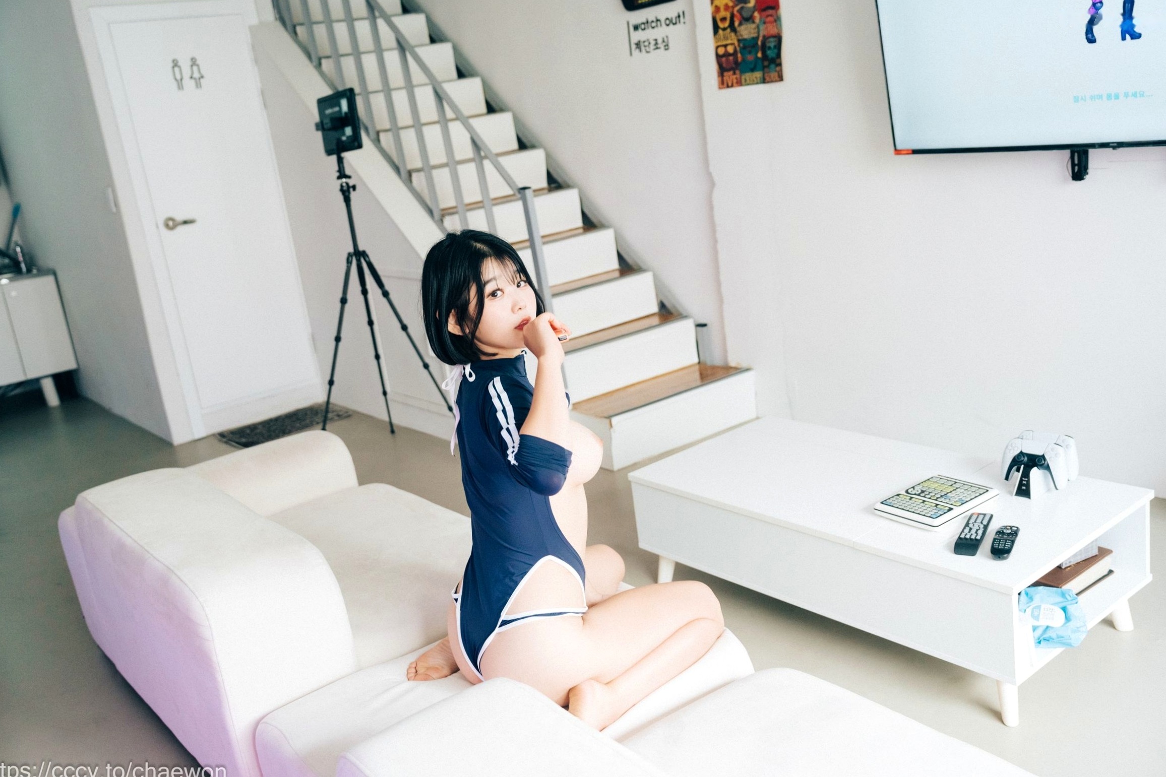 Gallery - 韩国美女琪雅Zia电玩少女写真 电竞赛博风格居家私房诱惑 大尺度游戏室极品女神套图韩国性感诱惑大尺度私房照 女神私房照_秀色女神 - image 82