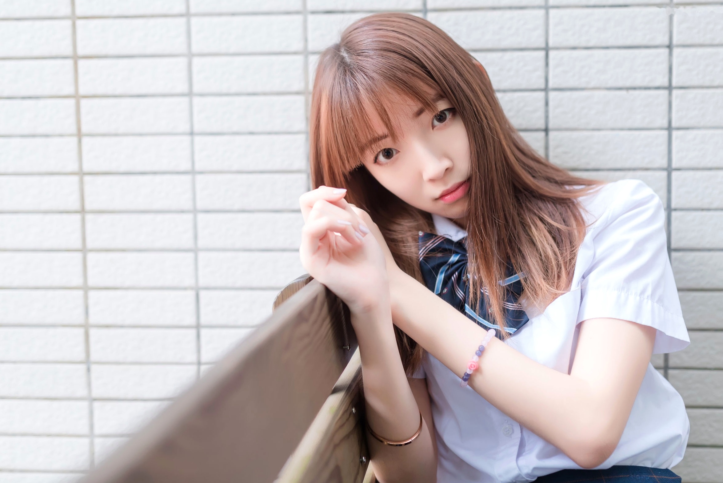 Gallery - MTCos喵糖映画-Vol.427-《校园JK》清纯少女学园系，极致白丝诱惑，清新学院风写真制服清纯美腿私房照 女神私房照_秀色女神 - image 11