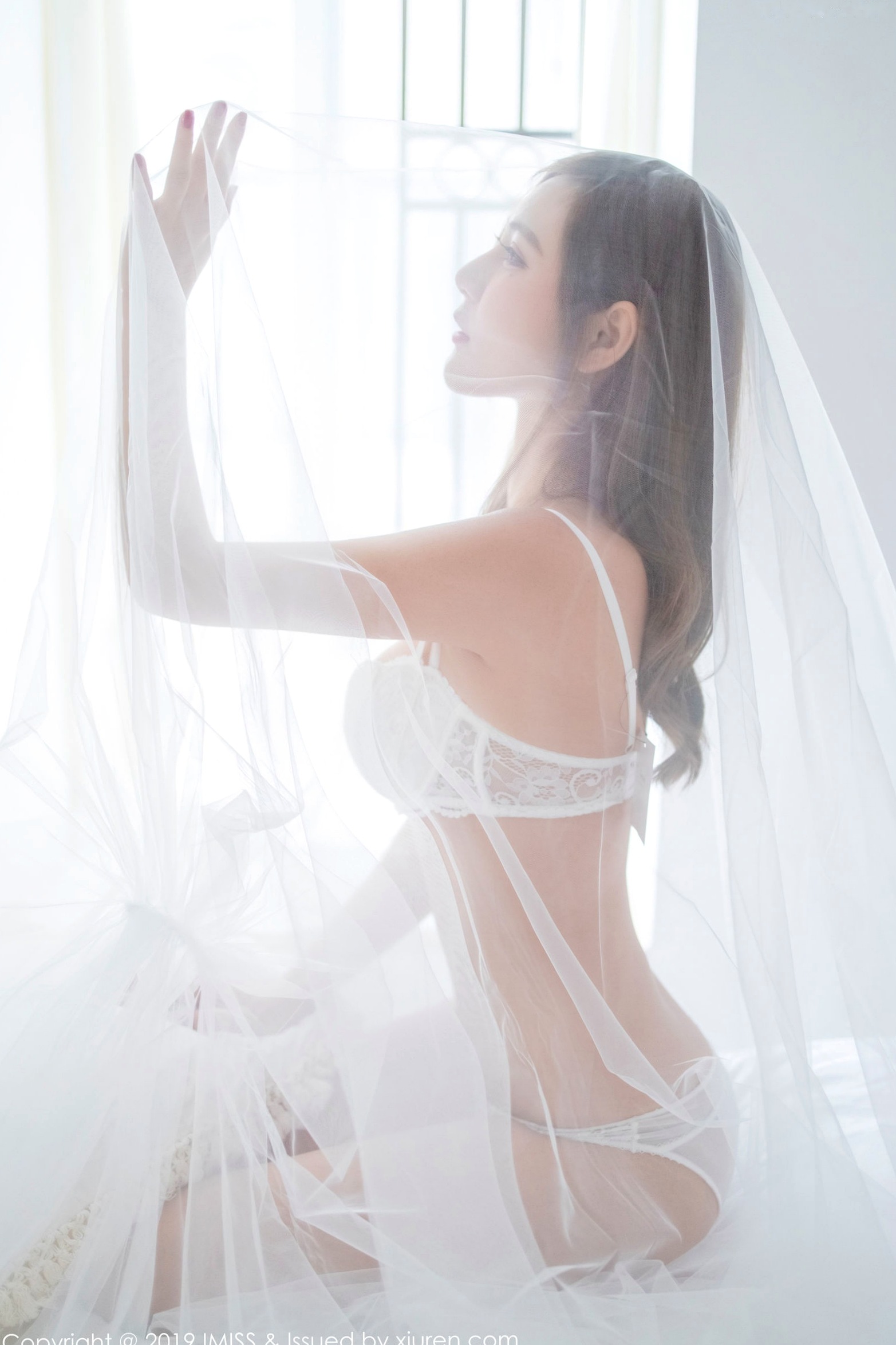 Gallery - IMiss爱蜜社 - Honey Club -334-Ccci-白色薄纱新娘装，职场制服与内衣私房性感女神爱蜜社 - Honey Club 性感制服私房照丝袜 女神私房照_秀色女神 - image 22