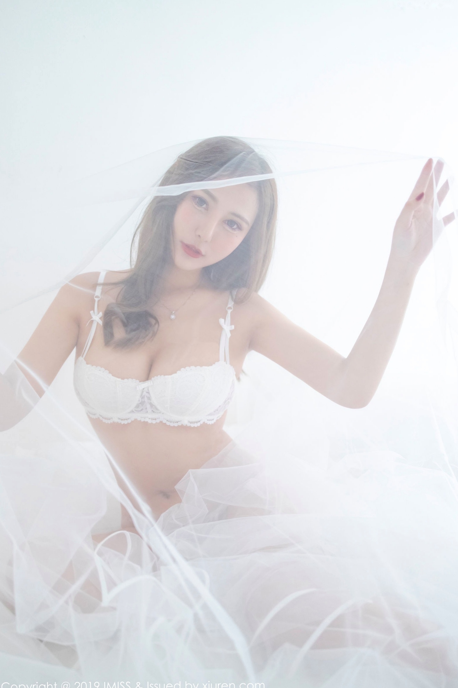 Gallery - IMiss爱蜜社 - Honey Club -334-Ccci-白色薄纱新娘装，职场制服与内衣私房性感女神爱蜜社 - Honey Club 性感制服私房照丝袜 女神私房照_秀色女神 - image 31