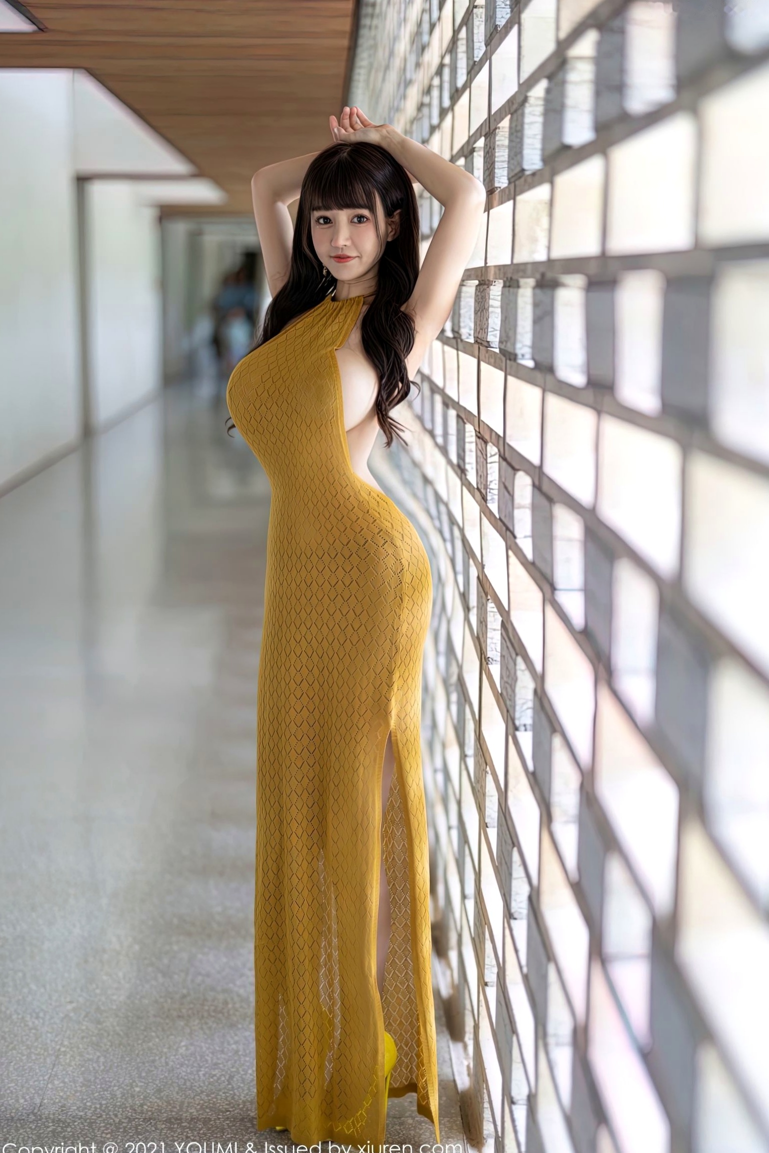 Gallery - YouMi尤蜜荟 - Chiness Model -朱可儿Flower-明艳动人黄色针织裙私房写真-大尺度户外室内绝美大片尤蜜荟 - Chiness Model 性感大尺度私房照诱惑 女神私房照_秀色女神 - image 1
