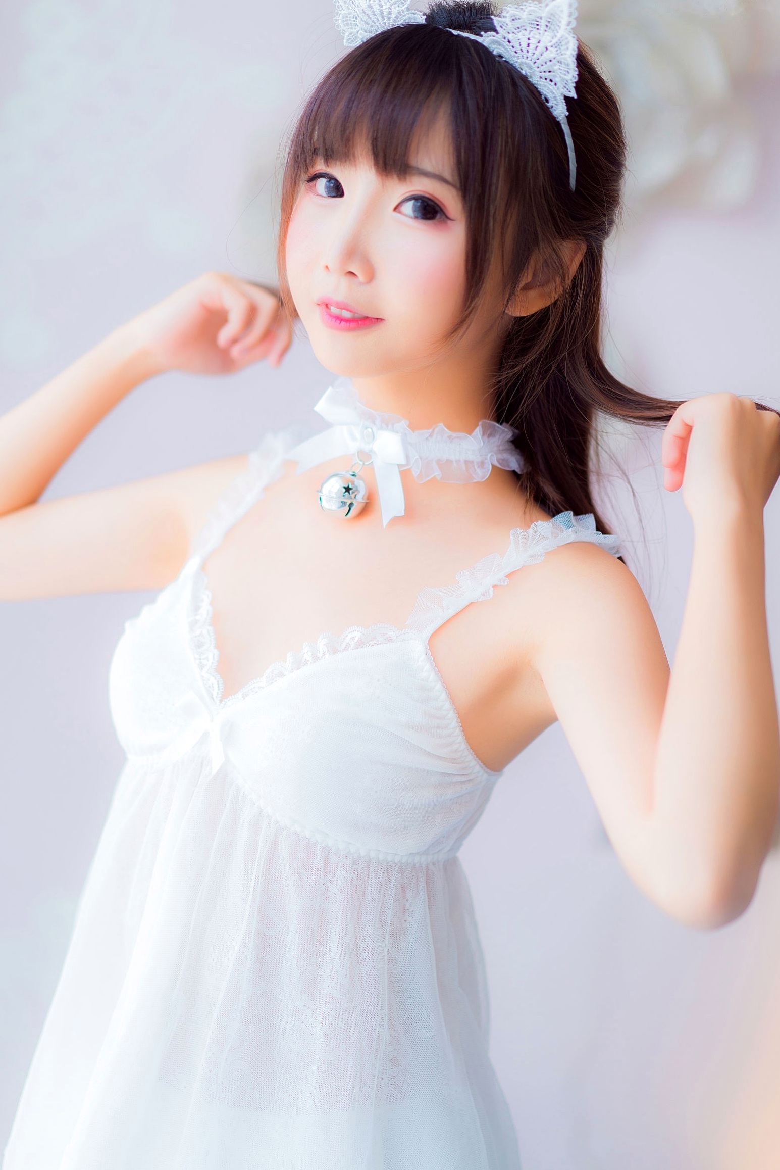 Gallery - MTCos喵糖映画-Vol.415-《白裙少女》清纯萝莉丝袜私房照，治愈系少女的梦幻唯美瞬间清纯萝莉治愈系私房照丝袜 女神私房照_秀色女神 - image 23