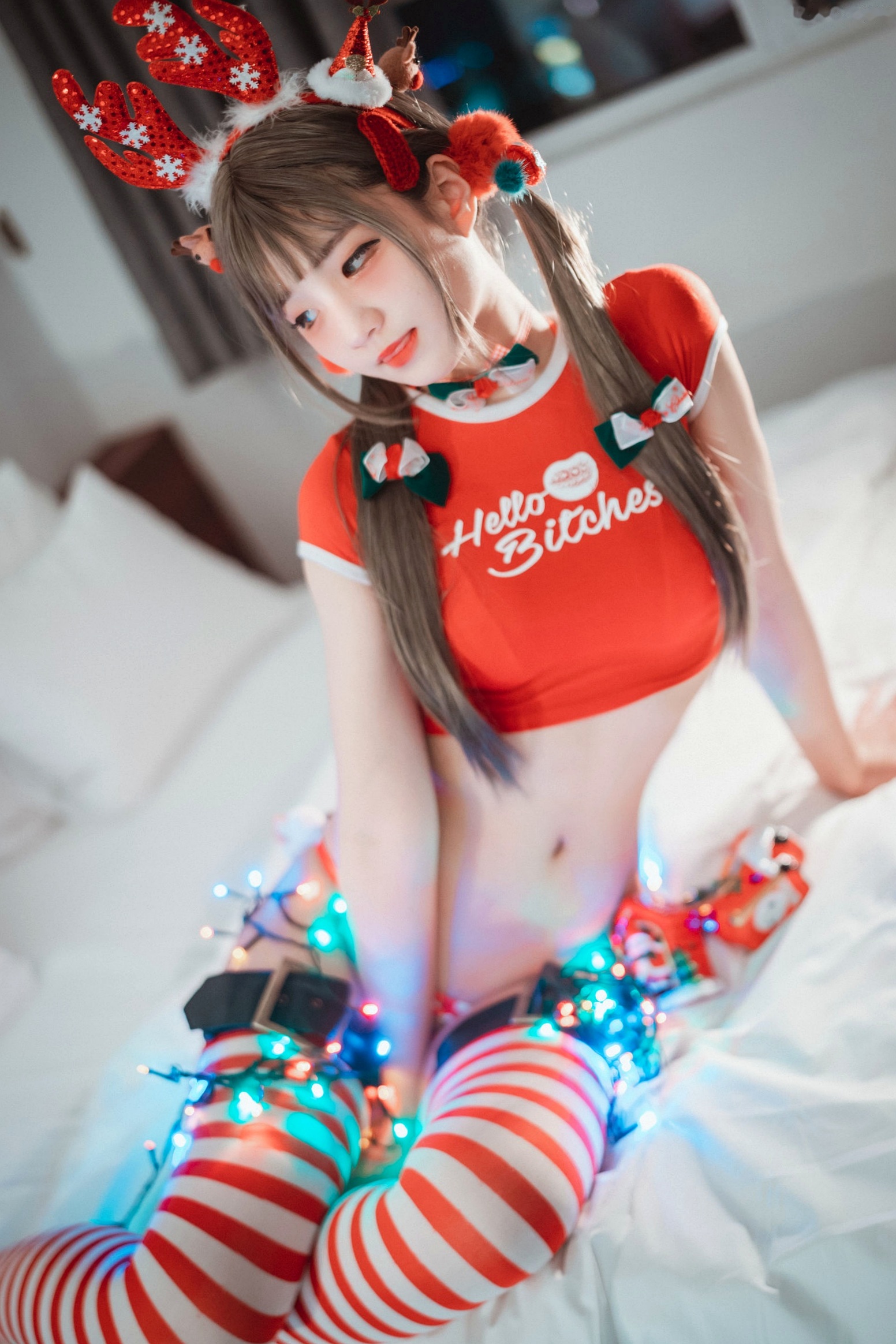 Gallery - 韩国美女-Jenny-정제니-圣诞驯鹿-Christmas-DJAWA 女神私房照_秀色女神 - image 15