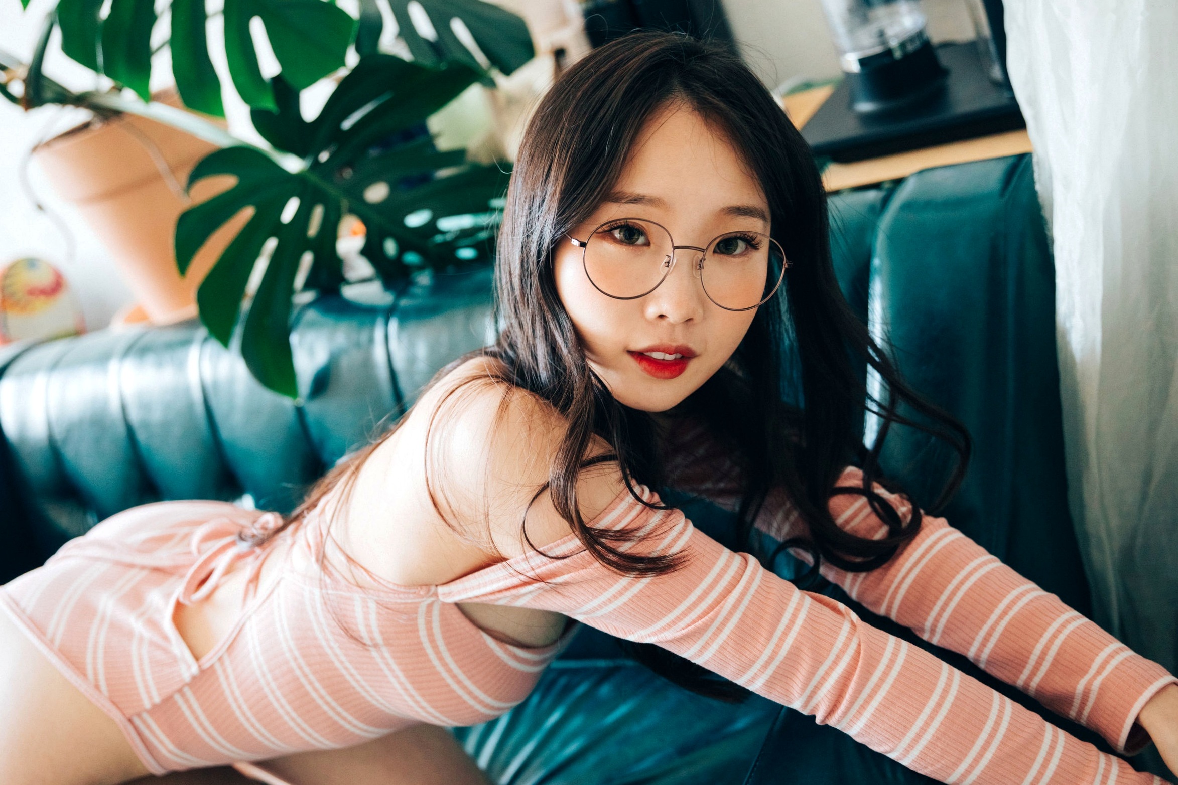 Gallery - 韩国美女-Pureding-퓨딩-Assistant-Loozy室内私房写真，性感连体衣与精致内衣诱惑，展现甜美傲人曲线韩国性感诱惑私房照美腿内衣 女神私房照_秀色女神 - image 29