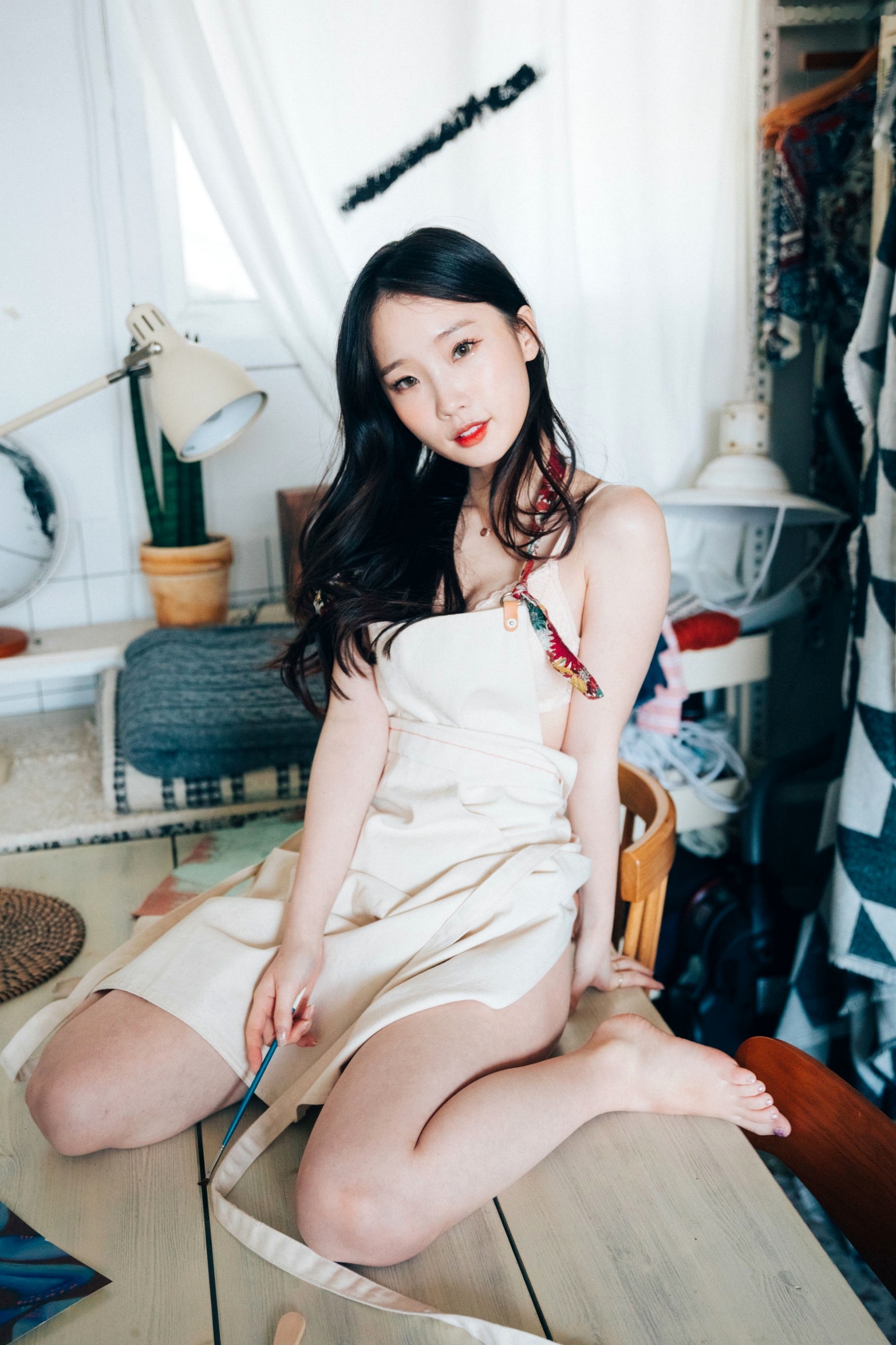 Gallery - 韩国美女-Pureding-퓨딩-Assistant-Loozy室内私房写真，性感连体衣与精致内衣诱惑，展现甜美傲人曲线韩国性感诱惑私房照美腿内衣 女神私房照_秀色女神 - image 33