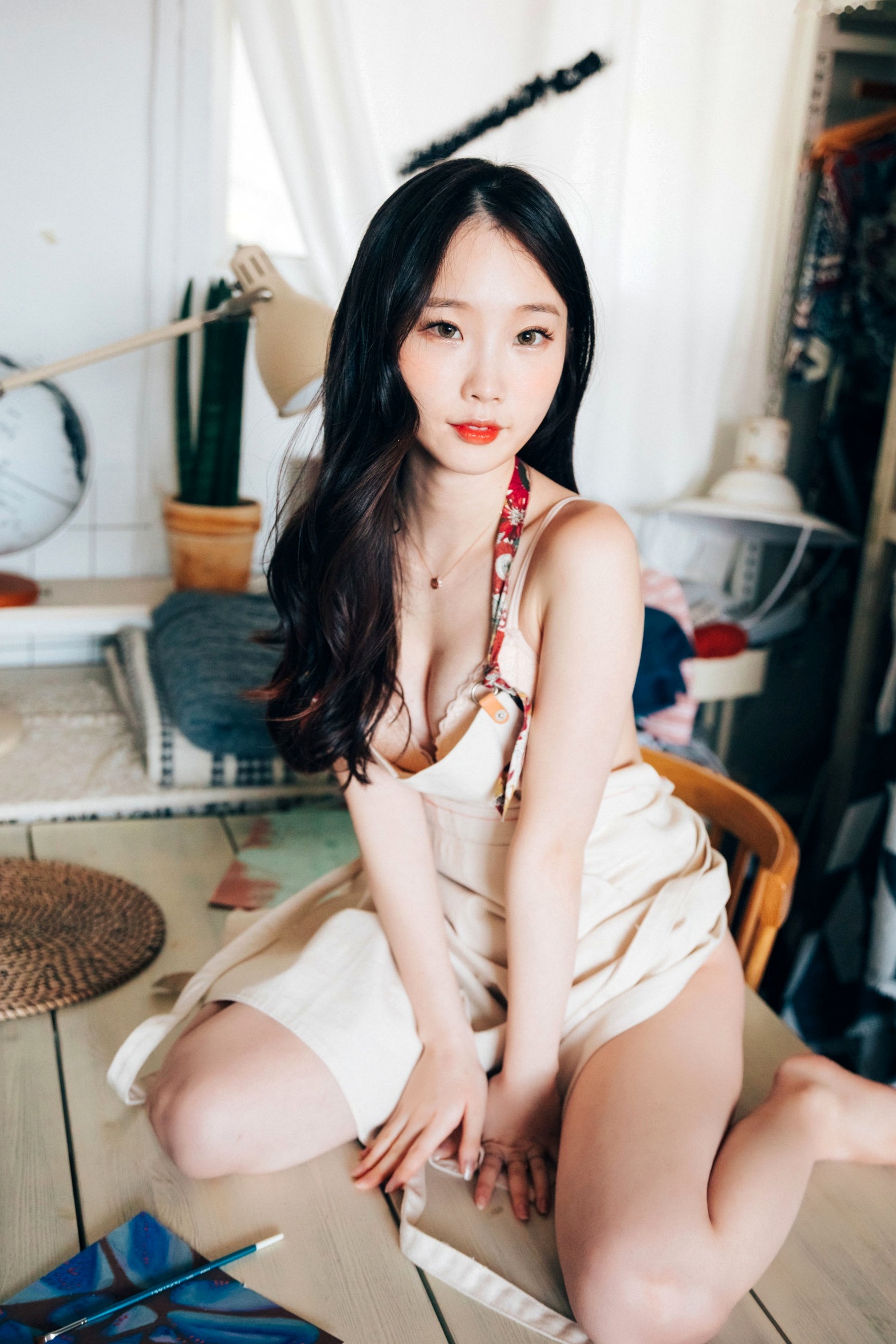 Gallery - 韩国美女-Pureding-퓨딩-Assistant-Loozy室内私房写真，性感连体衣与精致内衣诱惑，展现甜美傲人曲线韩国性感诱惑私房照美腿内衣 女神私房照_秀色女神 - image 36