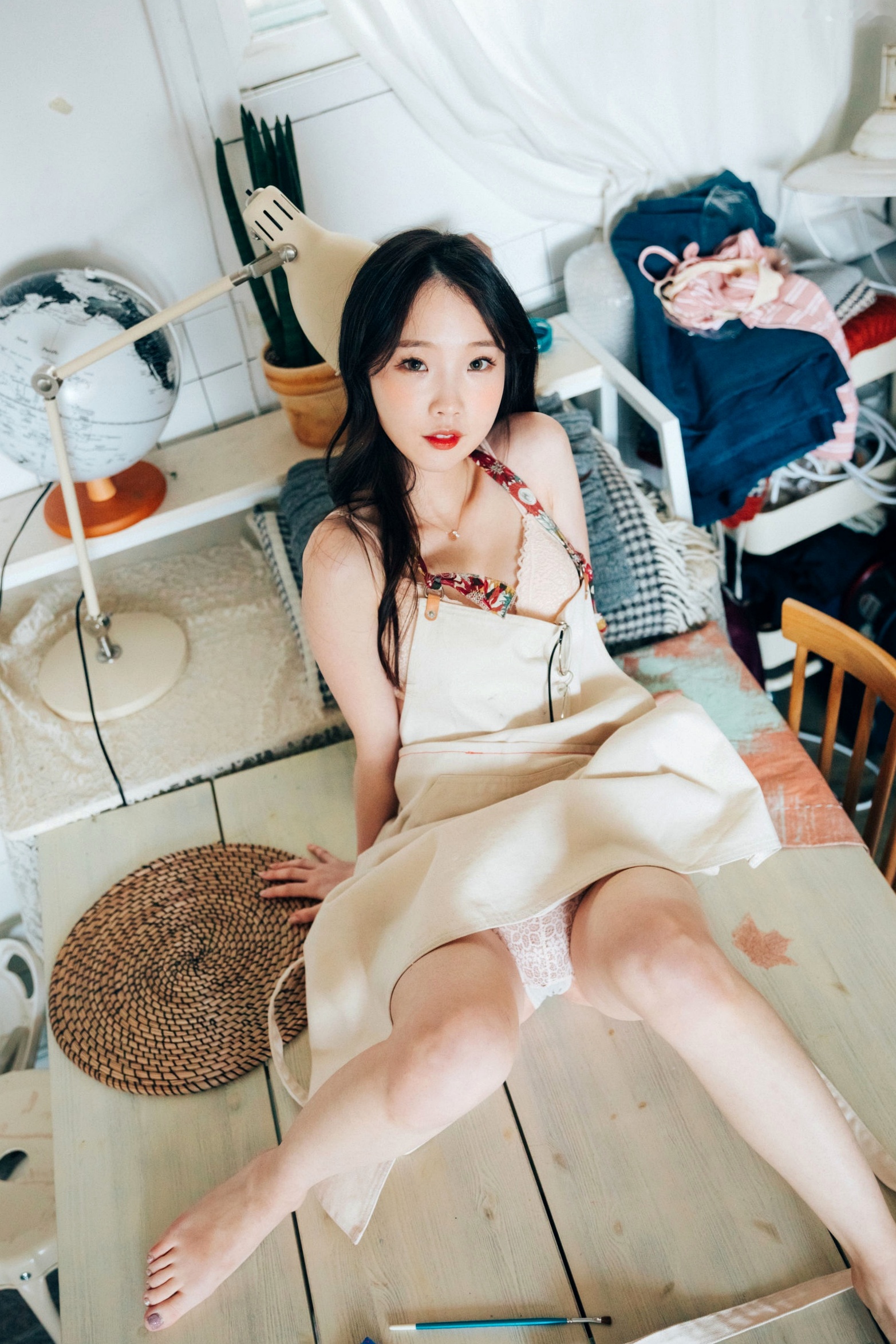 Gallery - 韩国美女-Pureding-퓨딩-Assistant-Loozy室内私房写真，性感连体衣与精致内衣诱惑，展现甜美傲人曲线韩国性感诱惑私房照美腿内衣 女神私房照_秀色女神 - image 45