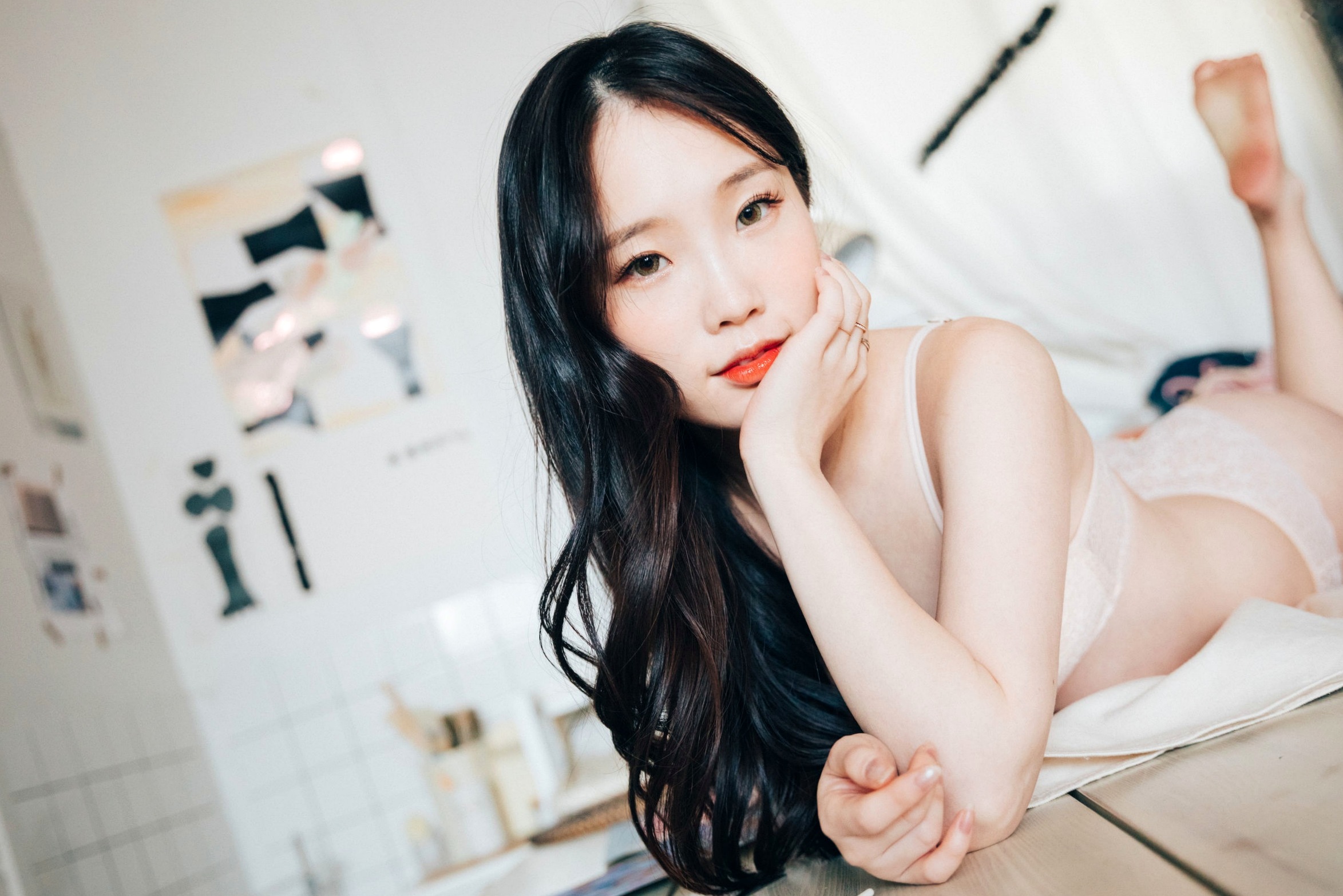 Gallery - 韩国美女-Pureding-퓨딩-Assistant-Loozy室内私房写真，性感连体衣与精致内衣诱惑，展现甜美傲人曲线韩国性感诱惑私房照美腿内衣 女神私房照_秀色女神 - image 55