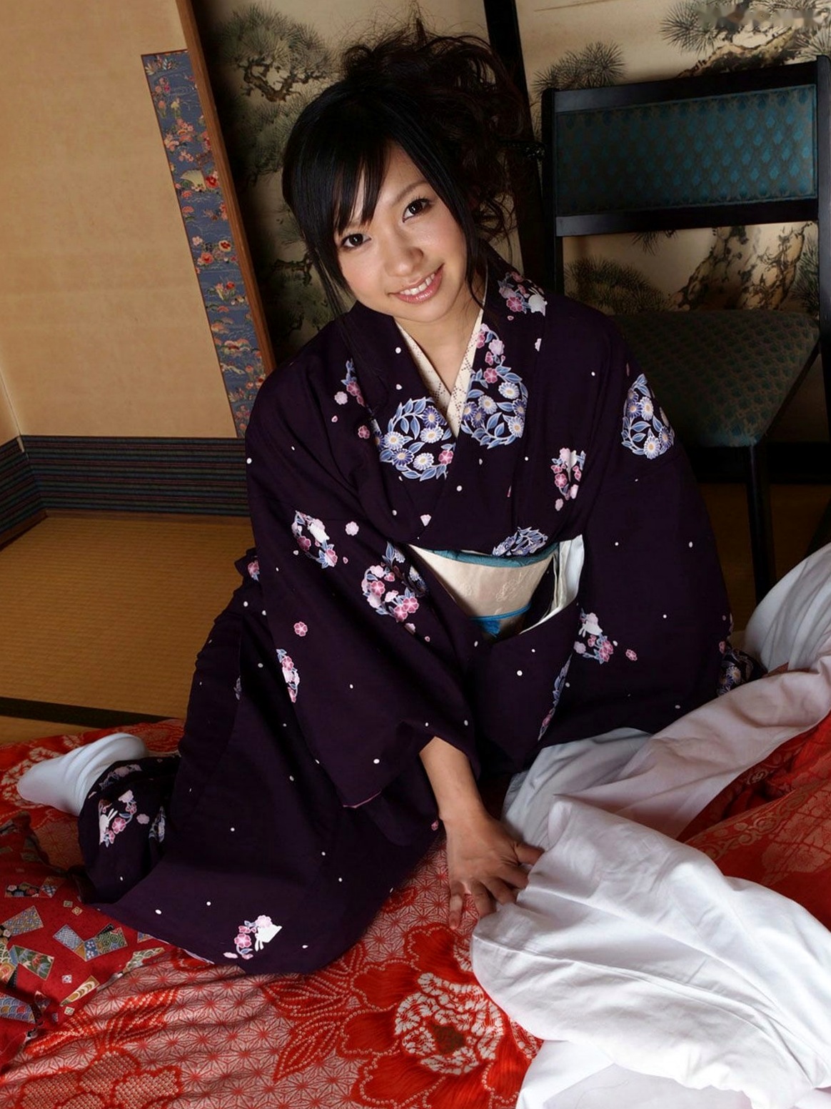 Gallery - X-City_ KIMONO和テイスト 021 小倉奈々 Nana Ogura 日式和服写真，古典气质清纯唯美室内旅拍日本和服清纯气质私房照 女神私房照_秀色女神 - image 24