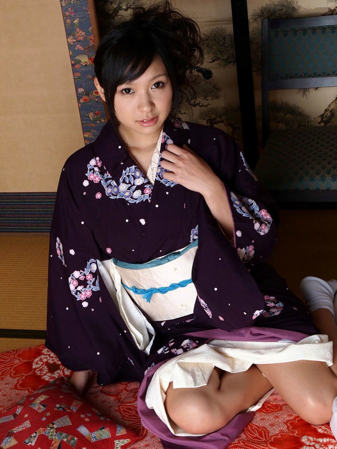 Gallery - X-City_ KIMONO和テイスト 021 小倉奈々 Nana Ogura 日式和服写真，古典气质清纯唯美室内旅拍日本和服清纯气质私房照 女神私房照_秀色女神 - image 29