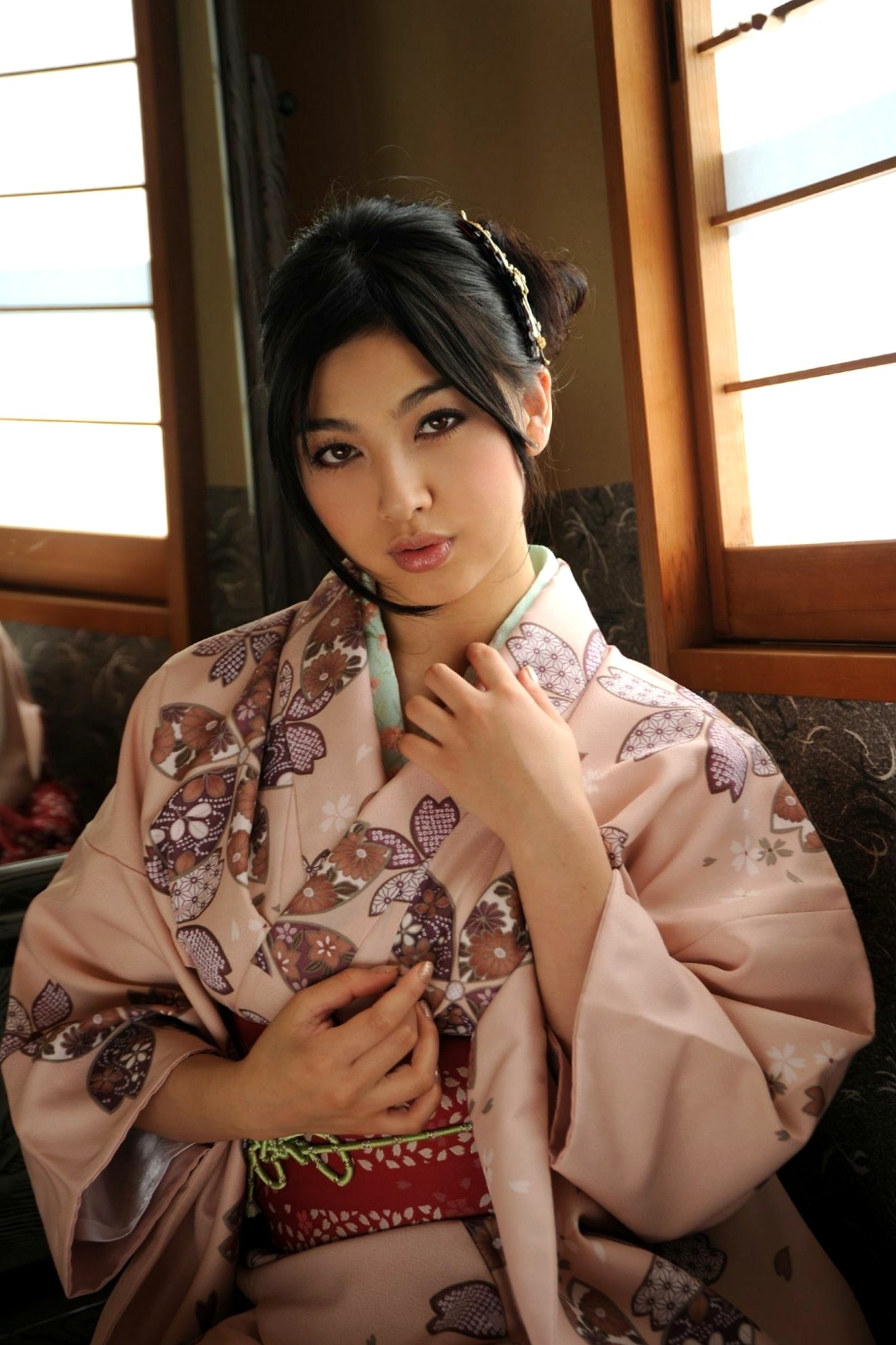 Gallery - X-City_ 松野井雅(原纱央莉) 和服写真，绝美日式古典气质女神精选集日本和服气质冷艳清新 女神私房照_秀色女神 - image 20