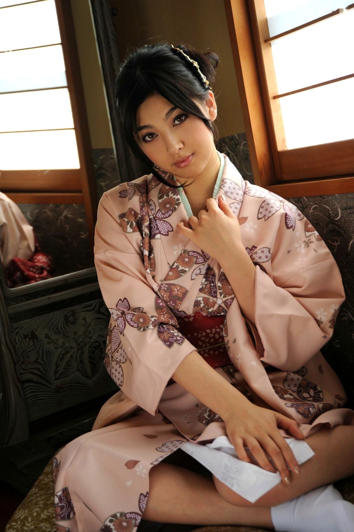 Gallery - X-City_ 松野井雅(原纱央莉) 和服写真，绝美日式古典气质女神精选集日本和服气质冷艳清新 女神私房照_秀色女神 - image 23