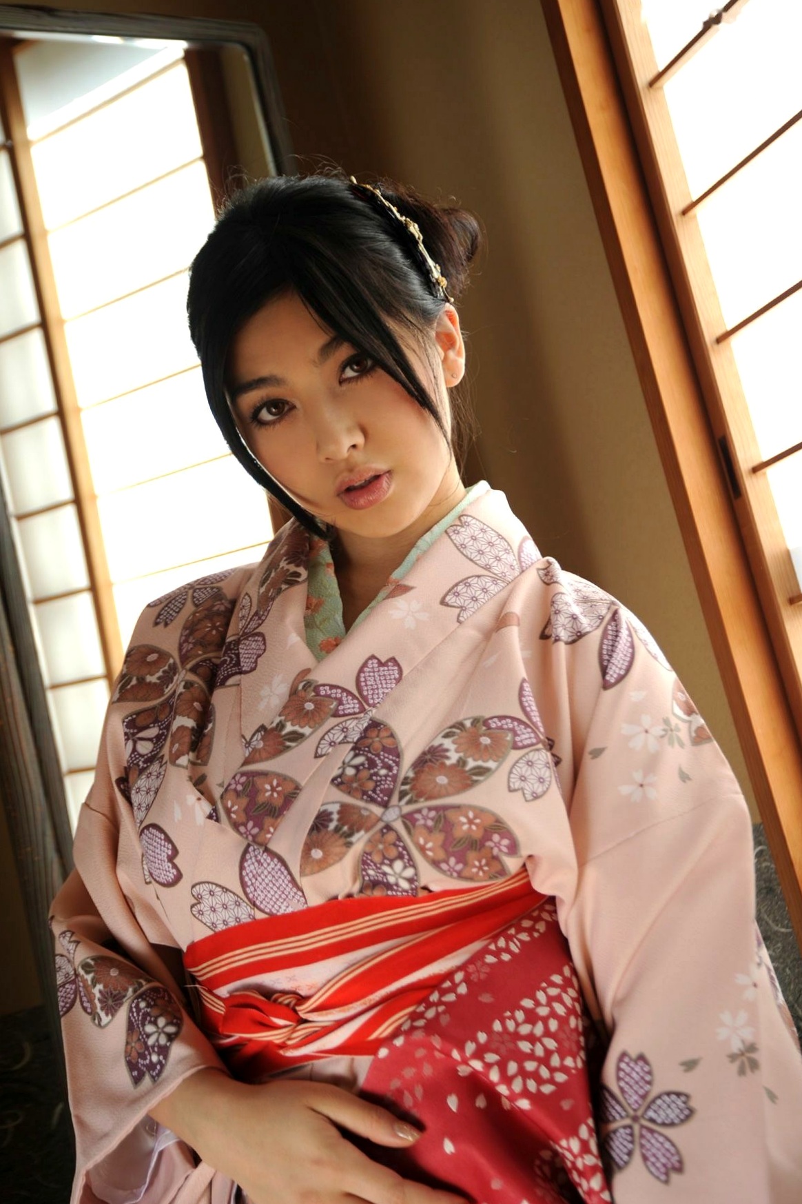 Gallery - X-City_ 松野井雅(原纱央莉) 和服写真，绝美日式古典气质女神精选集日本和服气质冷艳清新 女神私房照_秀色女神 - image 35