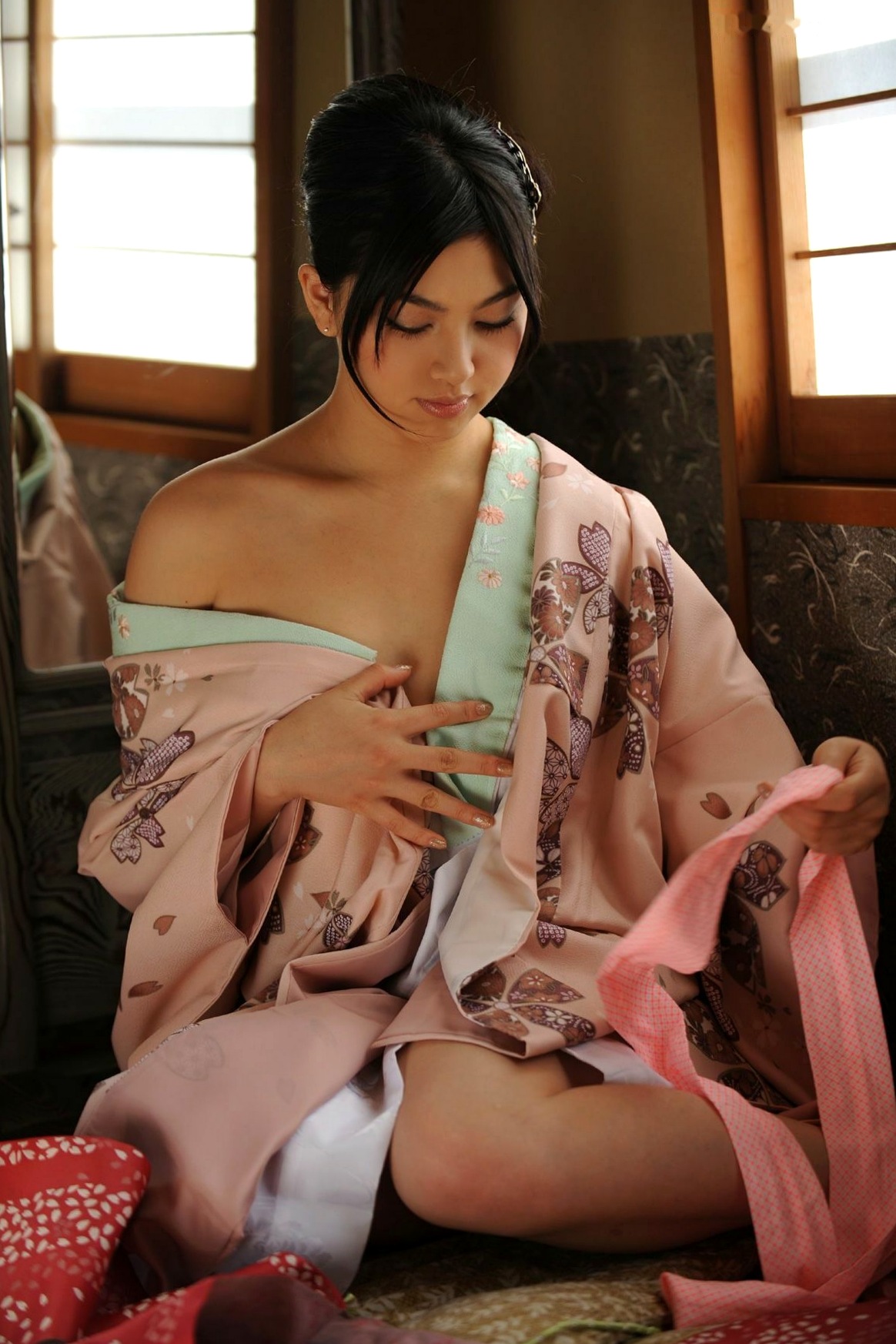 Gallery - X-City_ 松野井雅(原纱央莉) 和服写真，绝美日式古典气质女神精选集日本和服气质冷艳清新 女神私房照_秀色女神 - image 43