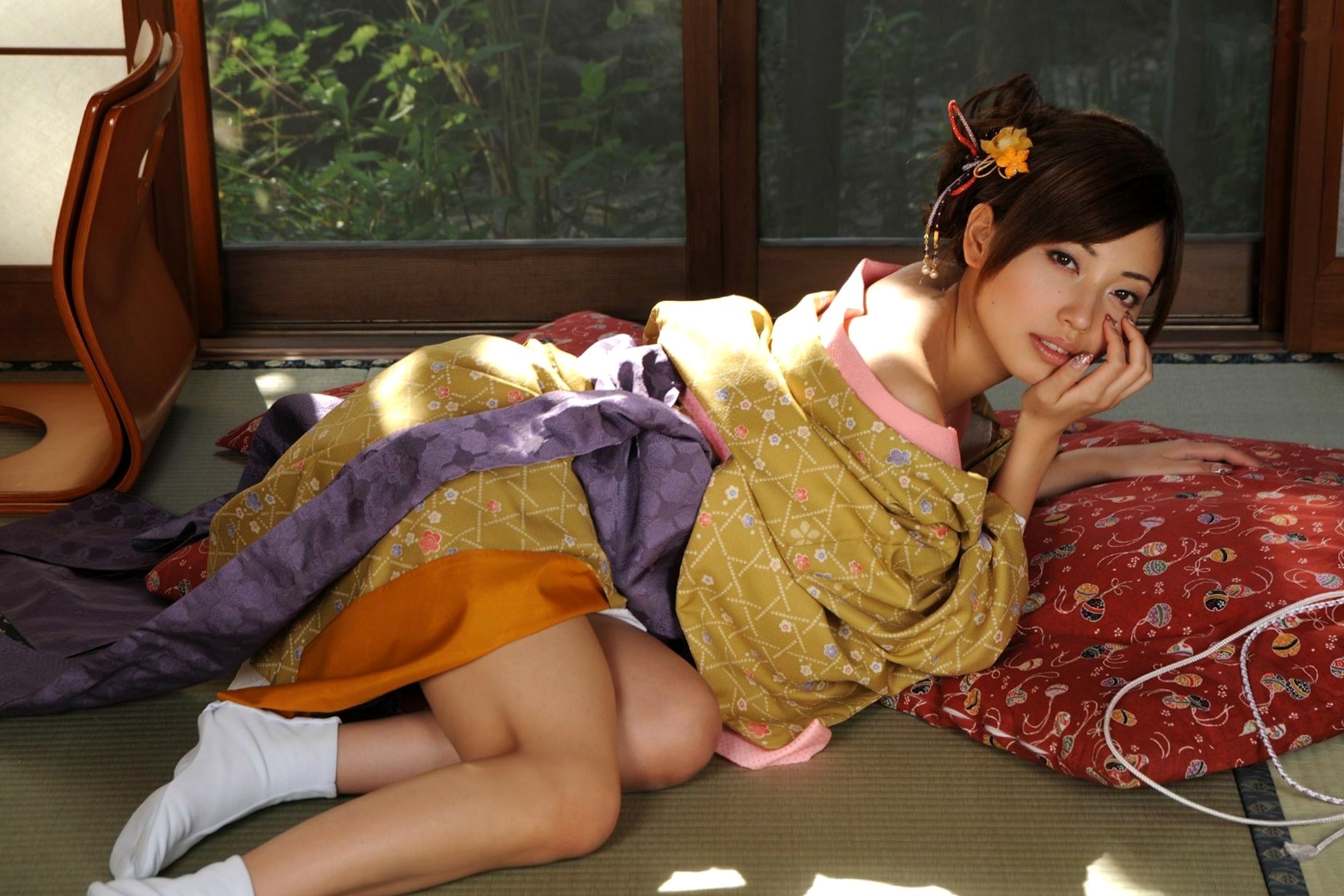 Gallery - 横山美雪 Miyuki Yokoyama 和服写真：古典气质与木质风情，演绎优雅极致的日系迷人面孔日本和服气质清新私房照 女神私房照_秀色女神 - image 49