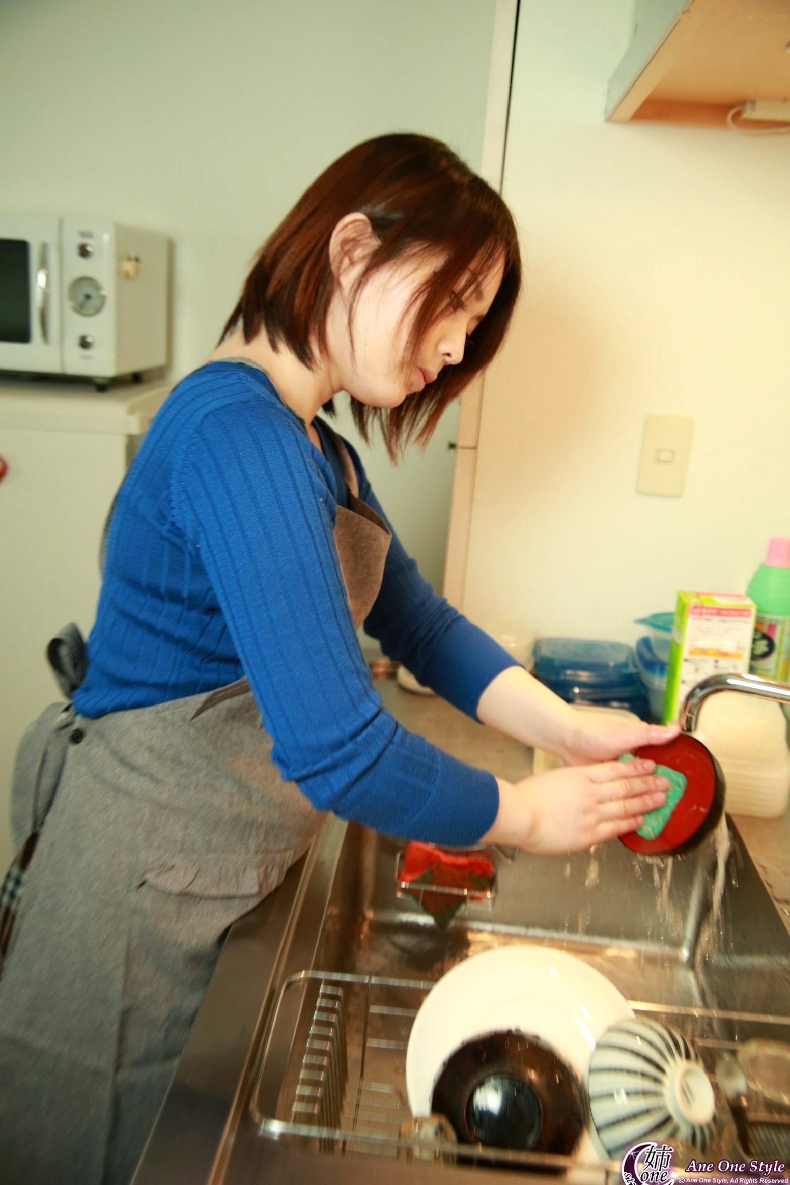 Gallery - 安奈まり Mari Anna 私房日常写真，居家闺房与厨房湿身诱惑，Ane One系列大尺度套图私房照诱惑清新居家性感 女神私房照_秀色女神 - image 18