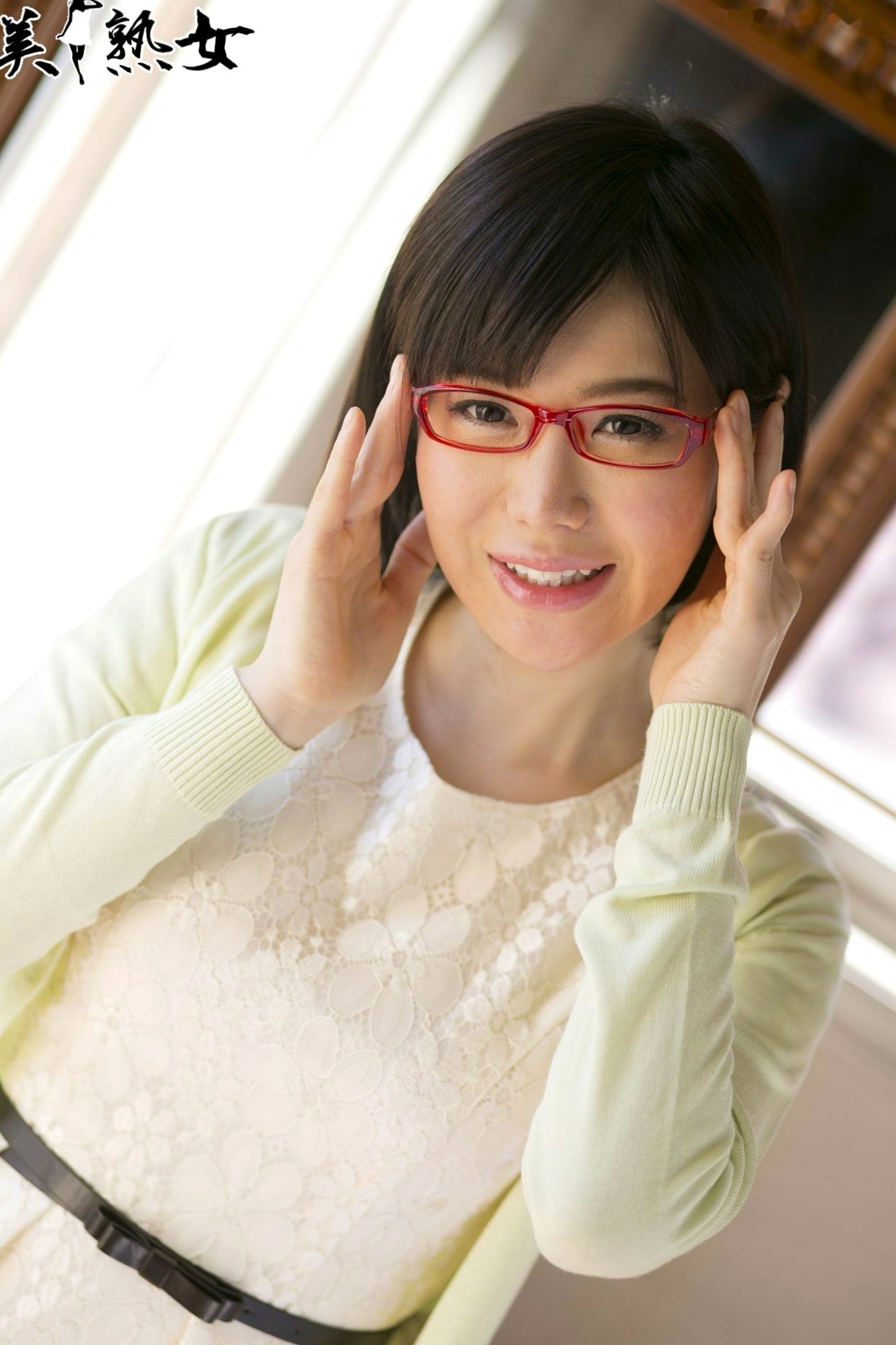 Gallery - X-City_ [JUKUJO] 森なな子 (Nanako Mori) 眼镜私房熟女居家蕾丝写真，成熟韵味性感演绎尤物性感诱惑私房照气质 女神私房照_秀色女神 - image 23