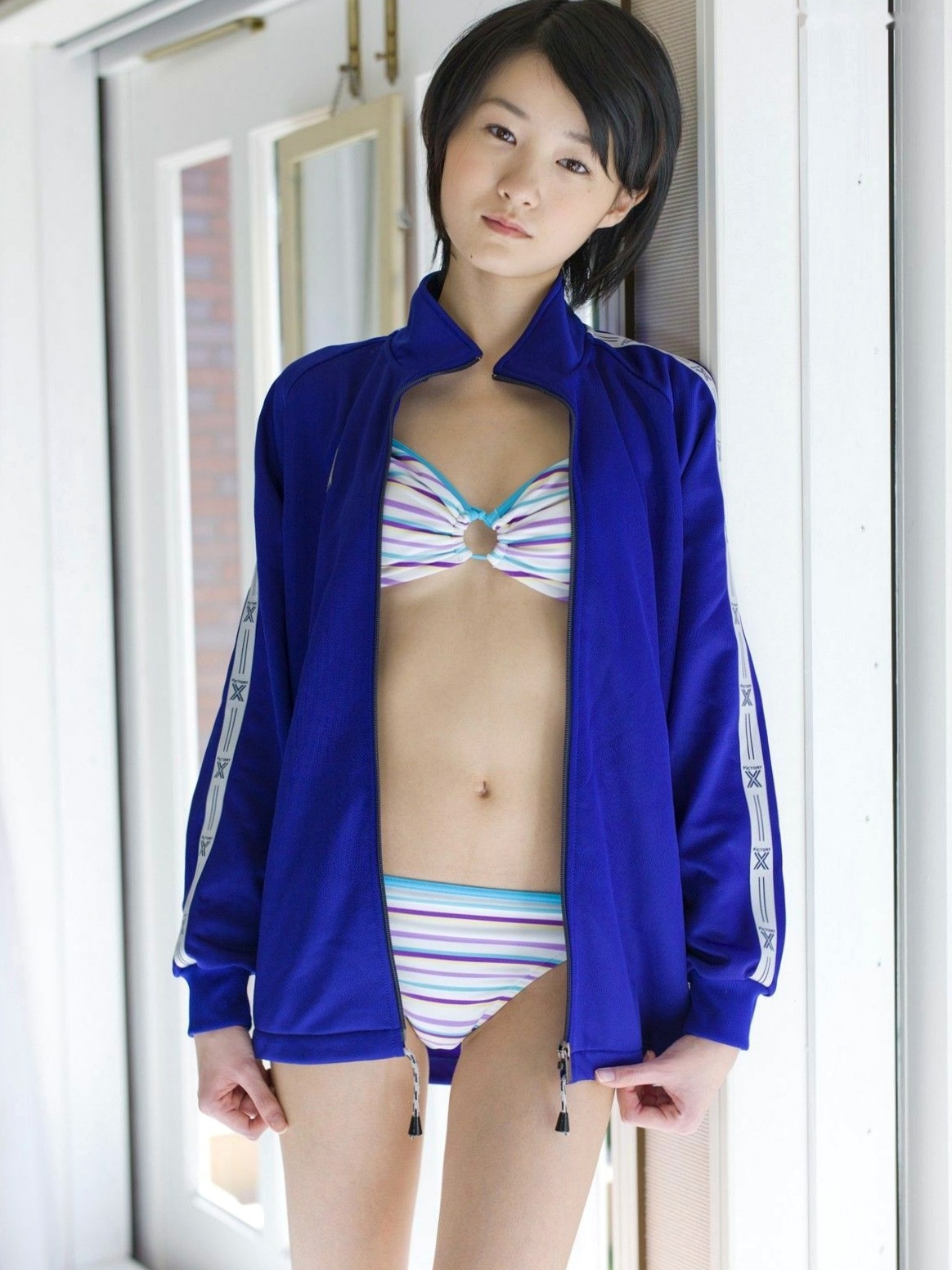 Gallery - Sabra_しほの凉写真集《Morning Glory》日系清纯短发女神卧室私房写真针织衫内衣美图 [40P]日本清纯私房照骨感 女神私房照_秀色女神 - image 2