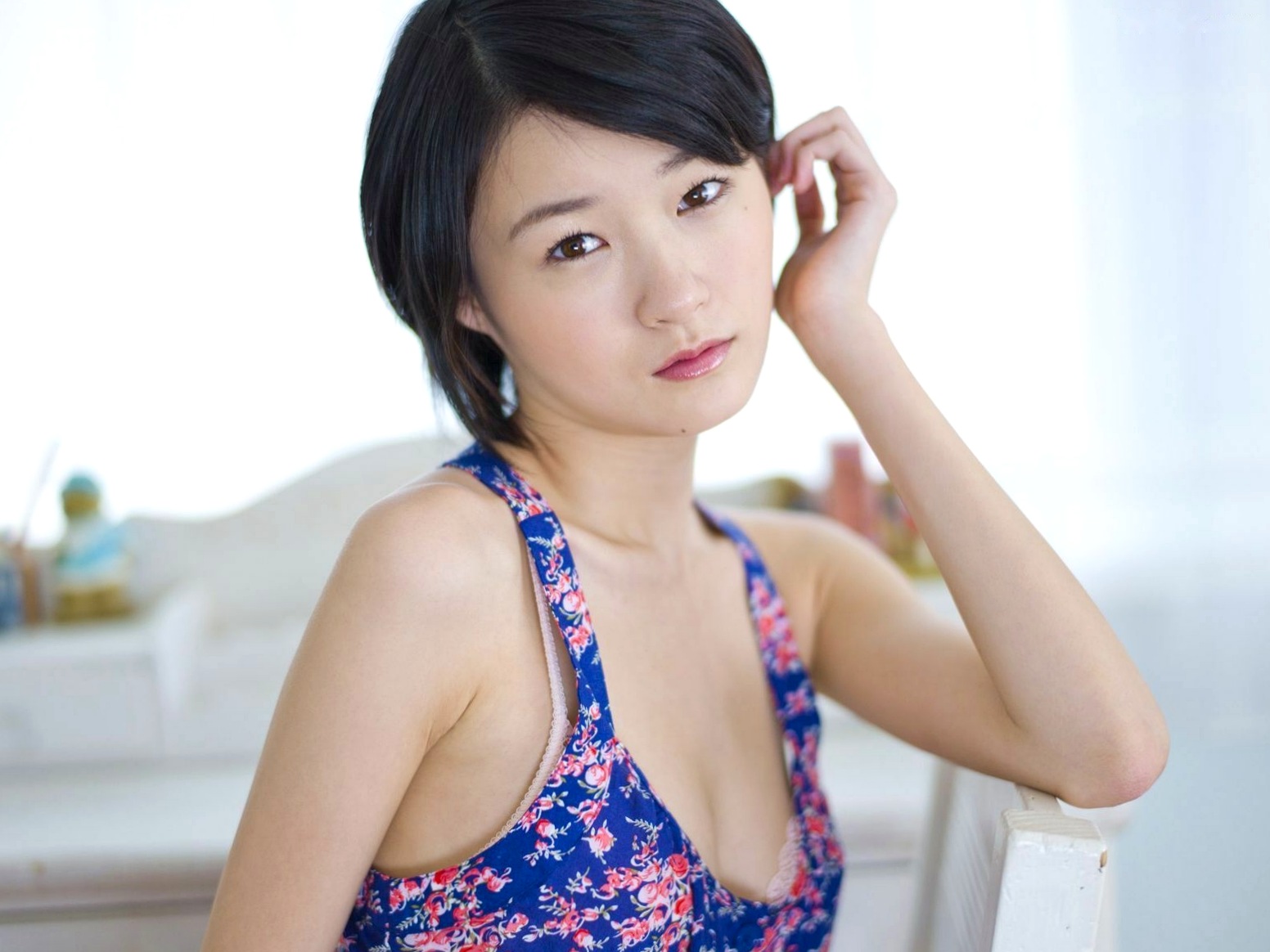Gallery - Sabra_しほの凉写真集《Morning Glory》日系清纯短发女神卧室私房写真针织衫内衣美图 [40P]日本清纯私房照骨感 女神私房照_秀色女神 - image 14