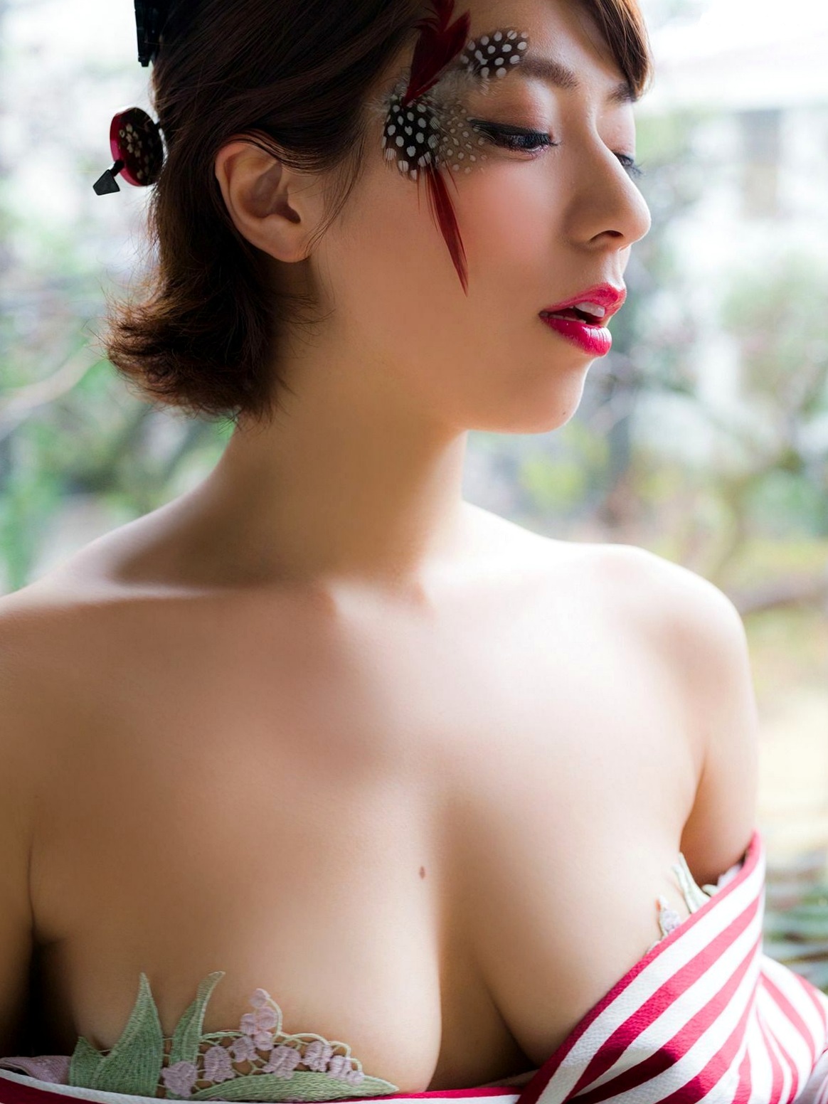 Gallery - Sabra_小瀬田麻由写真集：黑丝诱惑与极品内衣，展现成熟冷艳的极致线条[100P]日本性感尤物黑丝冷艳内衣 女神私房照_秀色女神 - image 51